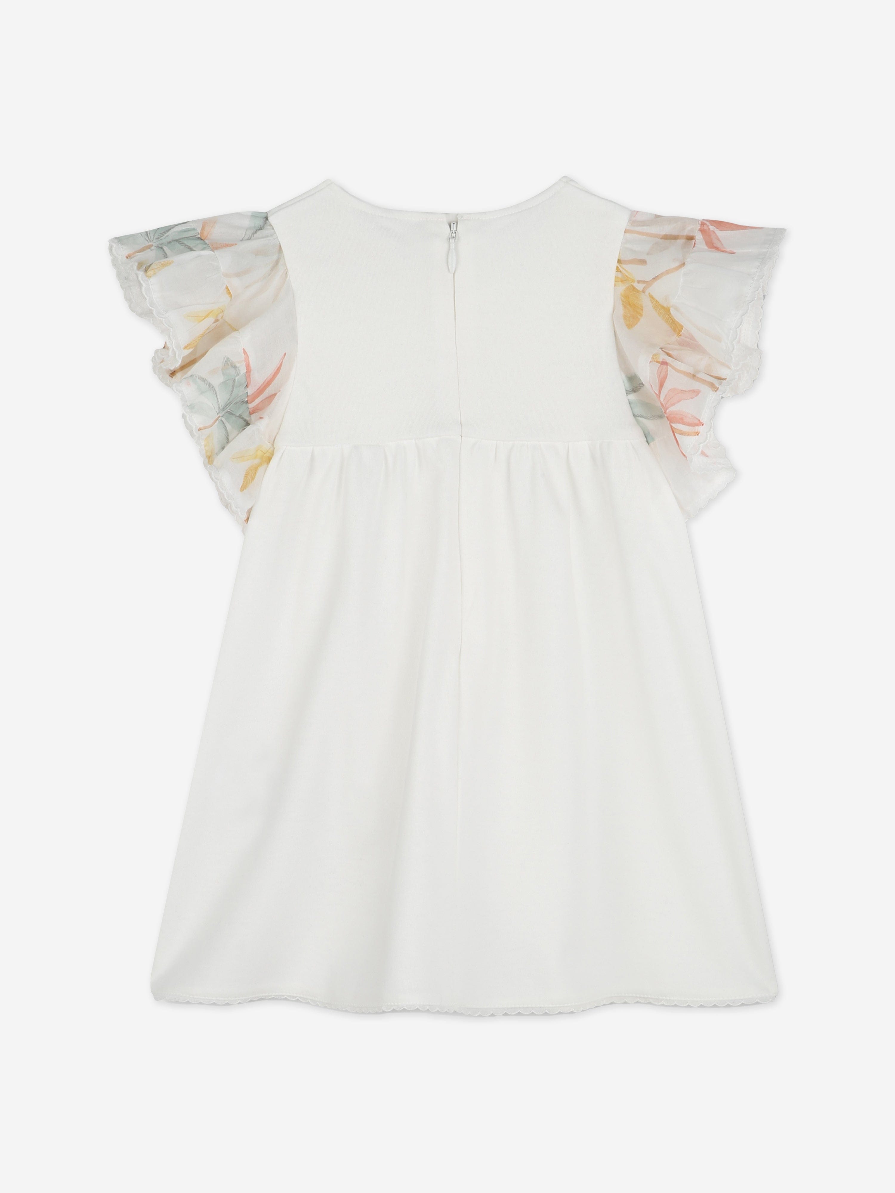 Chlo¨¦ Baby Girls Palm Grove Ruffle Dress in Ivory Online Cheap Online