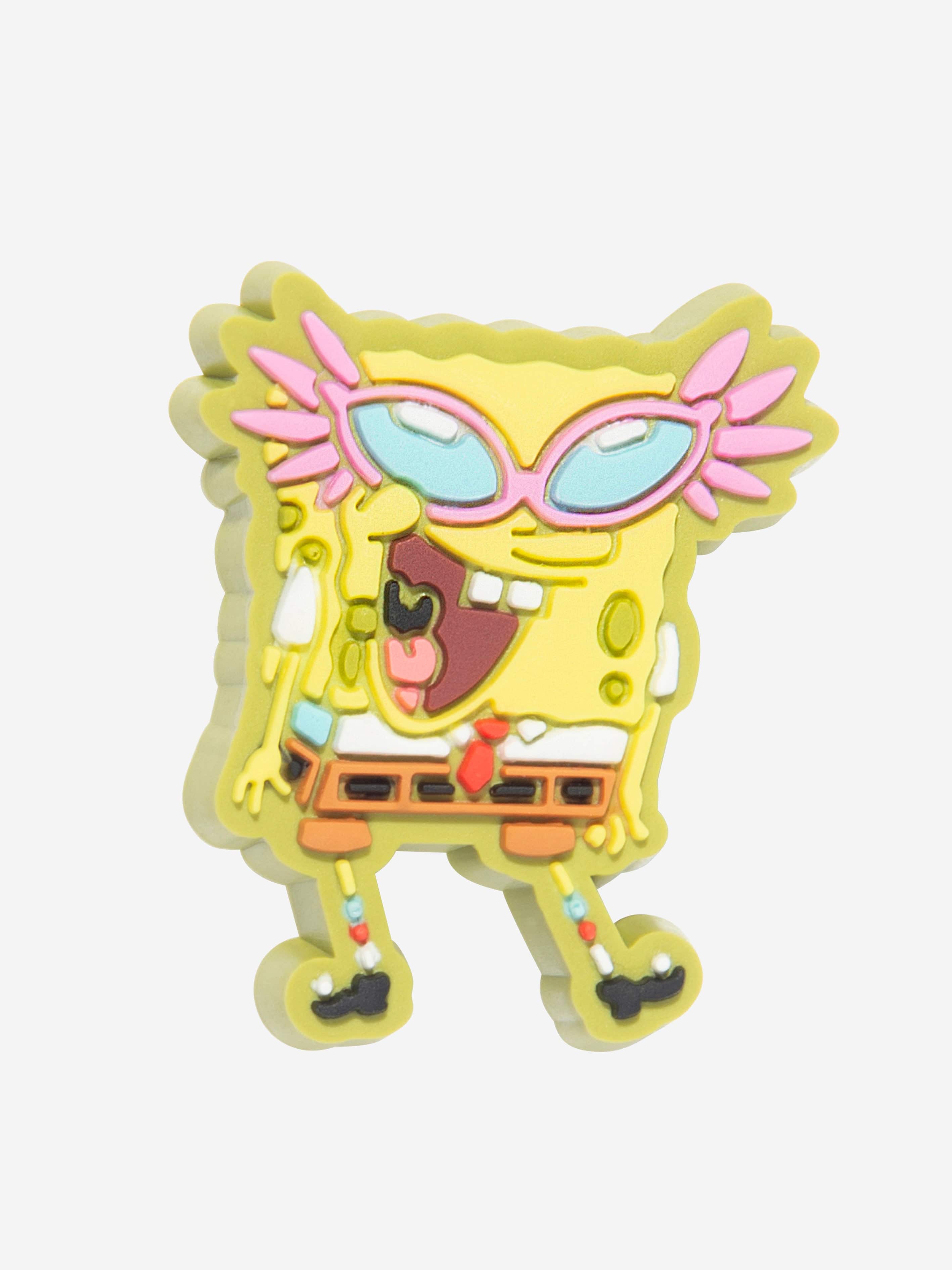Crocs Kids Spongebob Jibbitz Charm in Yellow Sale Extremely