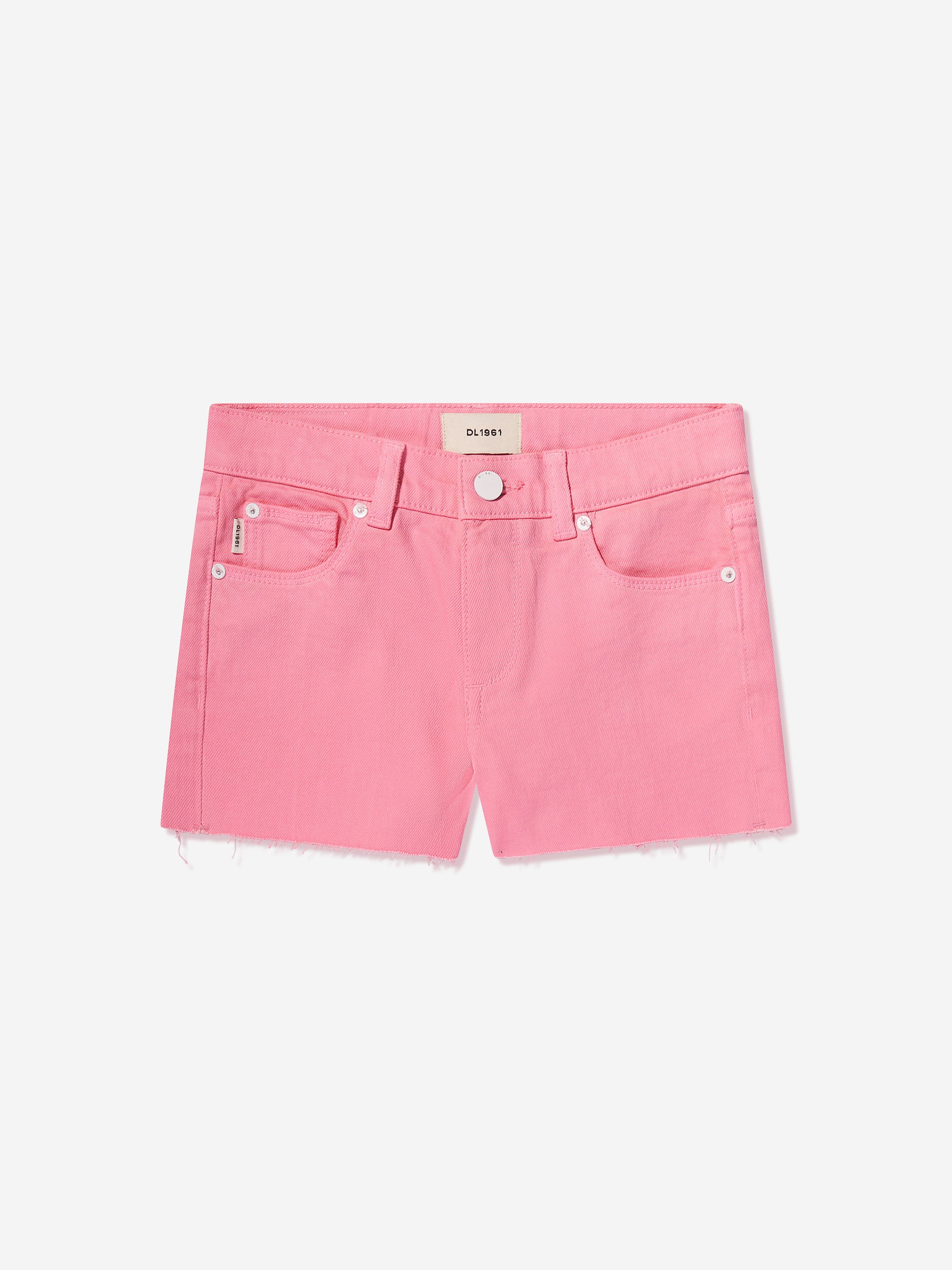 DL1961 Girls Lucy Cut Off Shorts in Pink Outlet With Credit Card