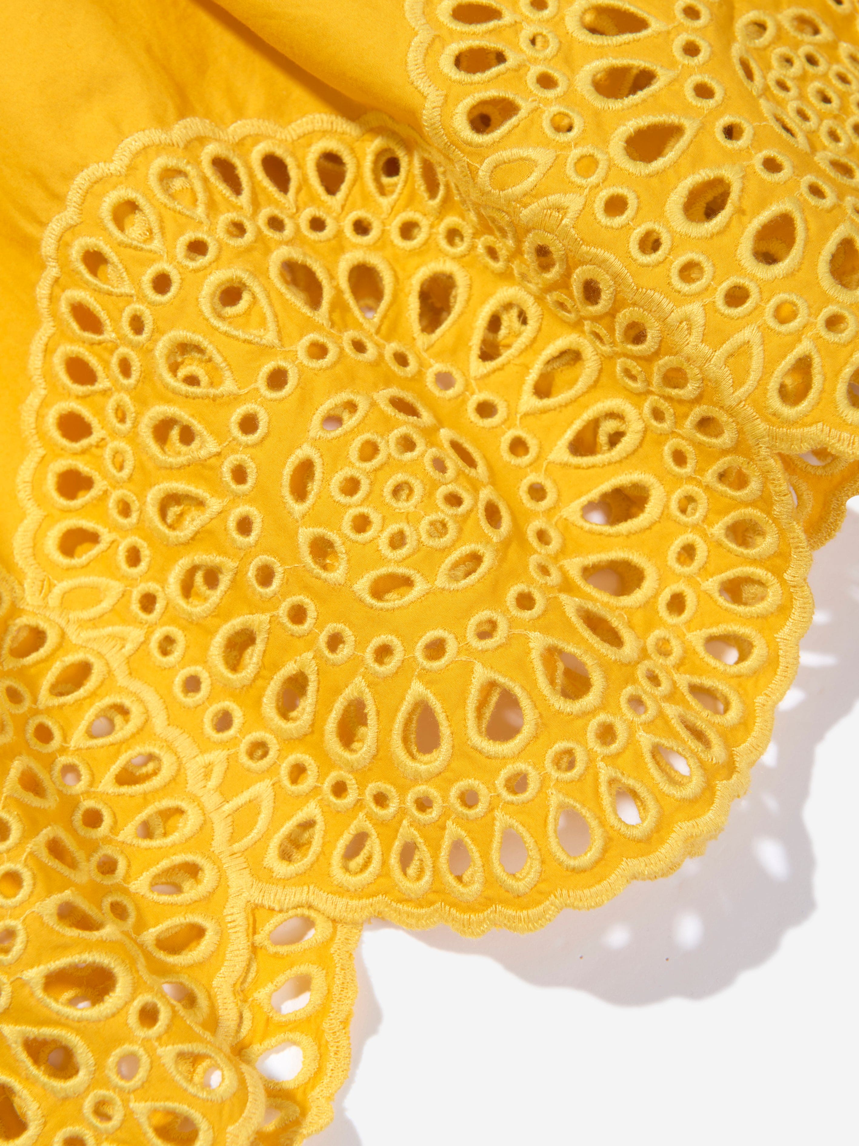 Stella McCartney Girls Crocheted Dress in Yellow For Sale Cheap Pice