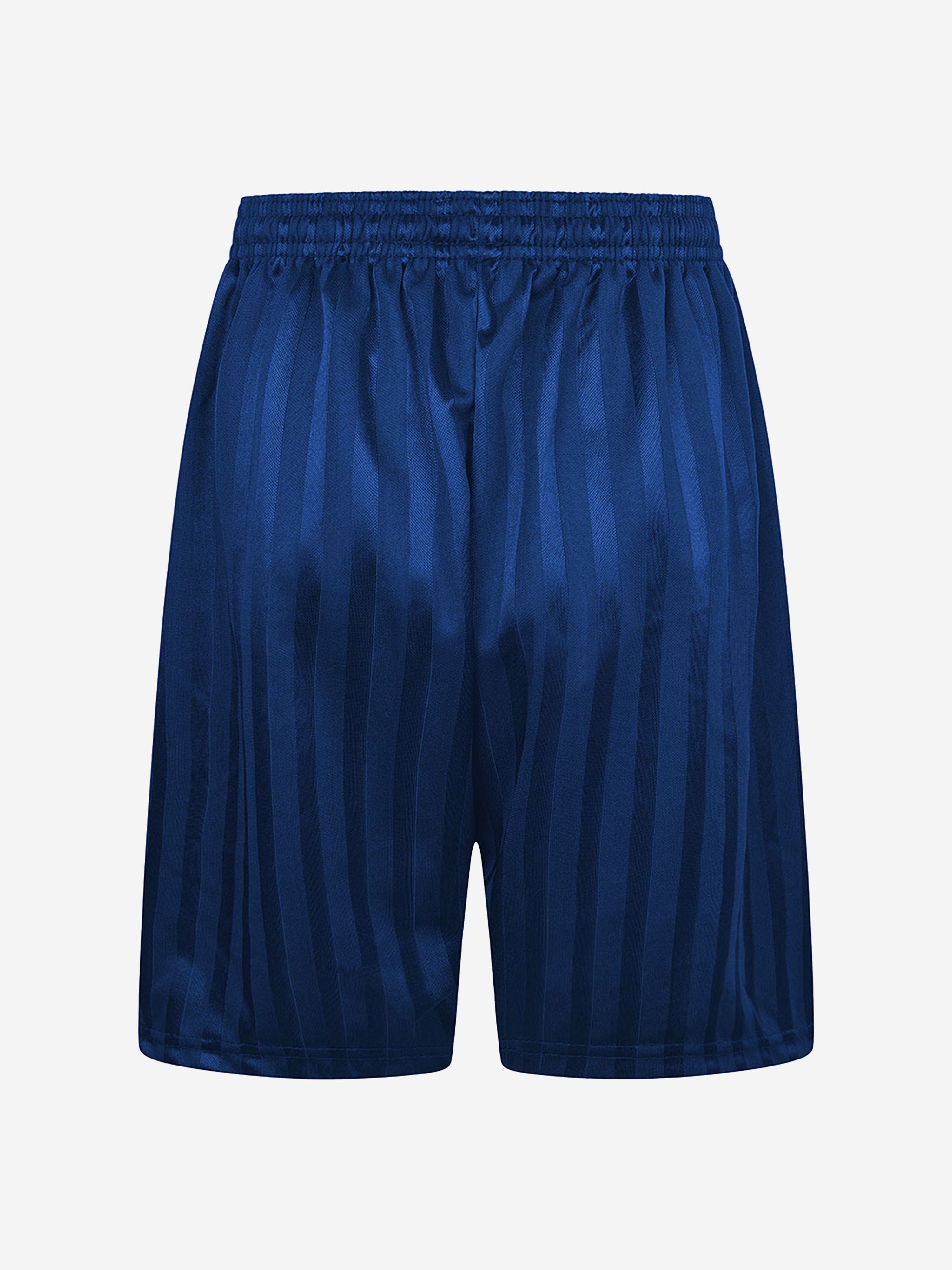 Zeco Kids School Shadow Stripe Shorts in Blue Outlet Marketable