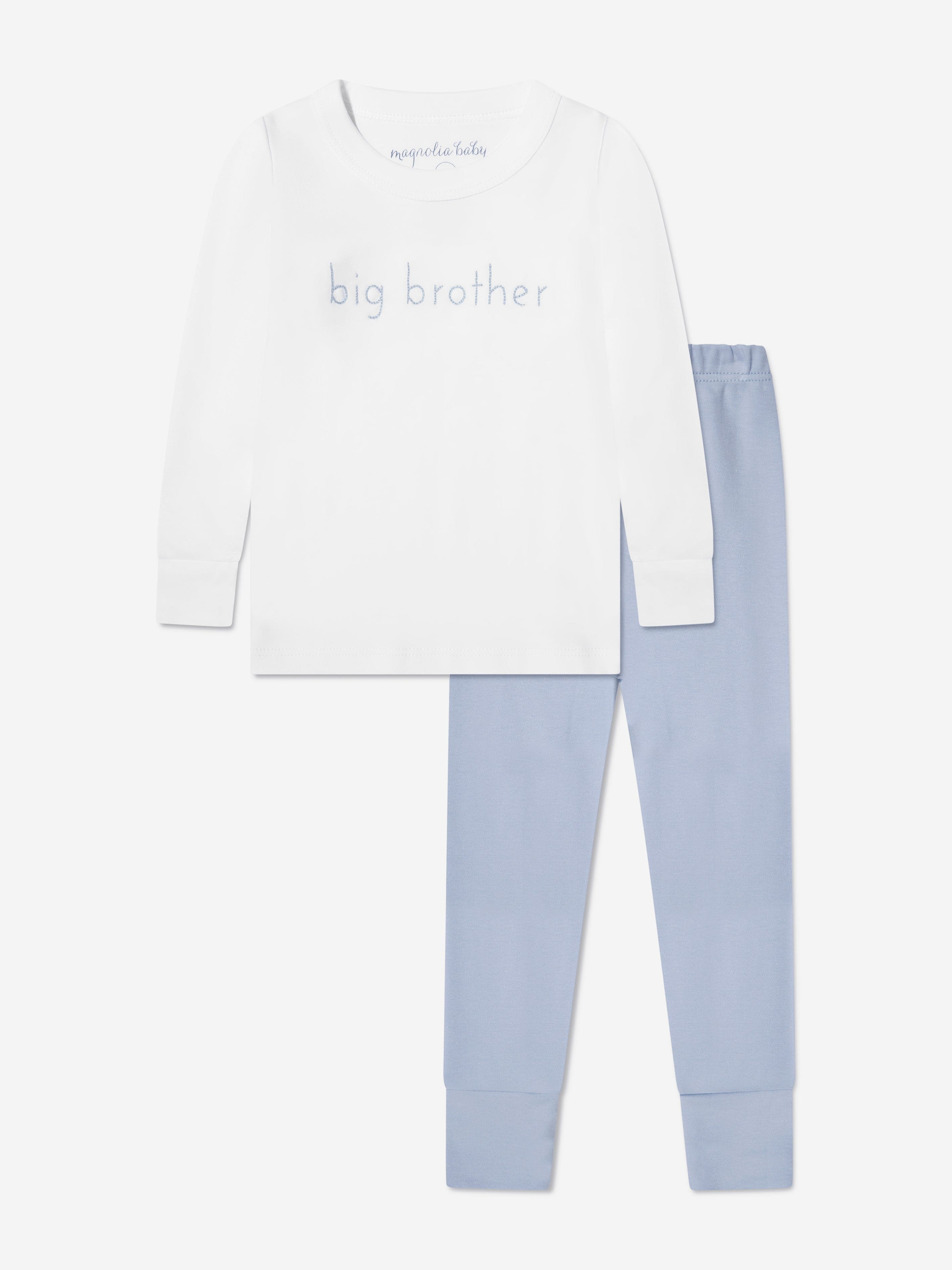 Magnolia Baby Baby Boys Little Brother Pyjamas in Blue Websites Cheap Pice