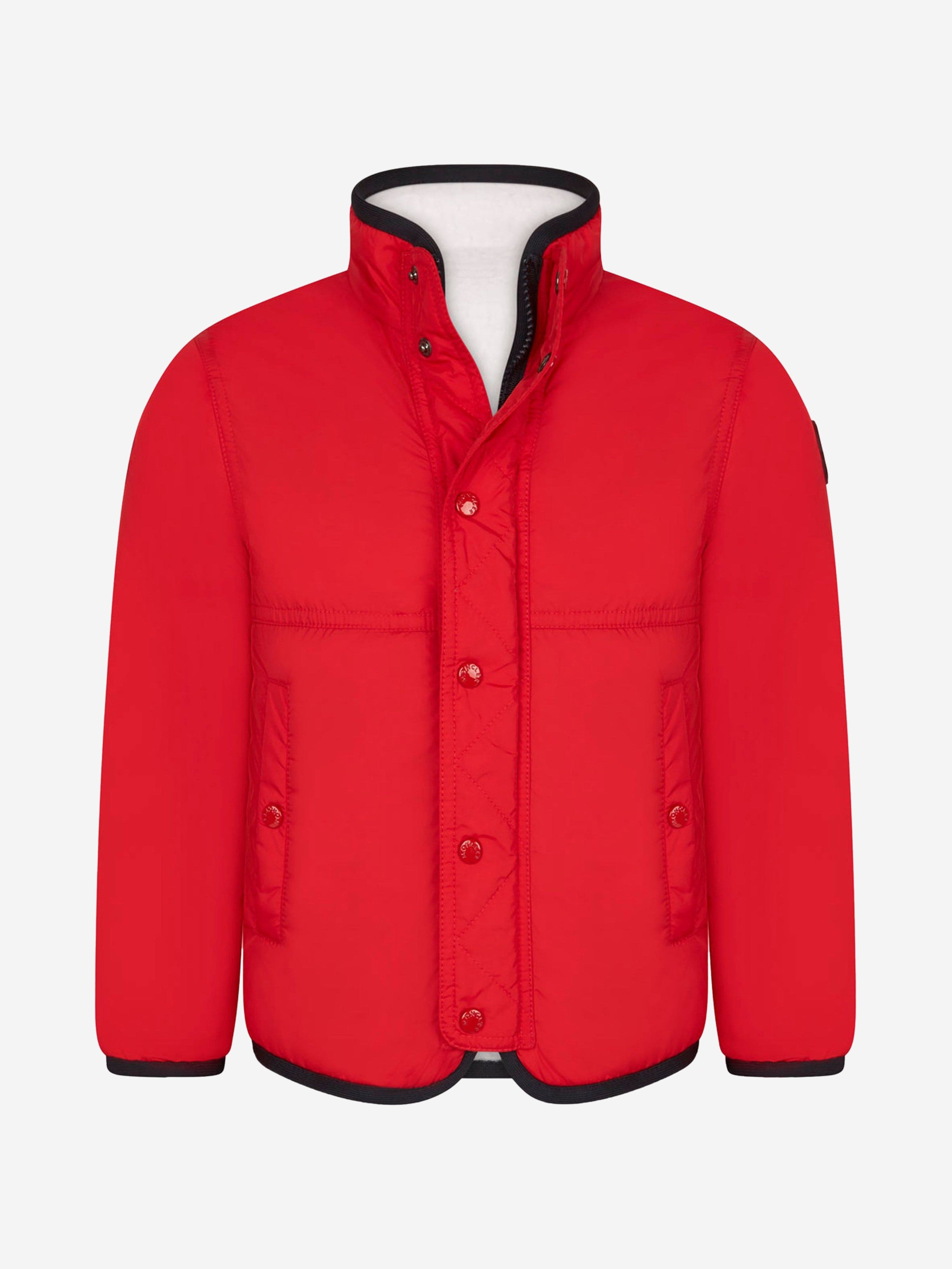 Moncler Boys All Over Logo Jacket Cheap Low Pice Fee Shipping