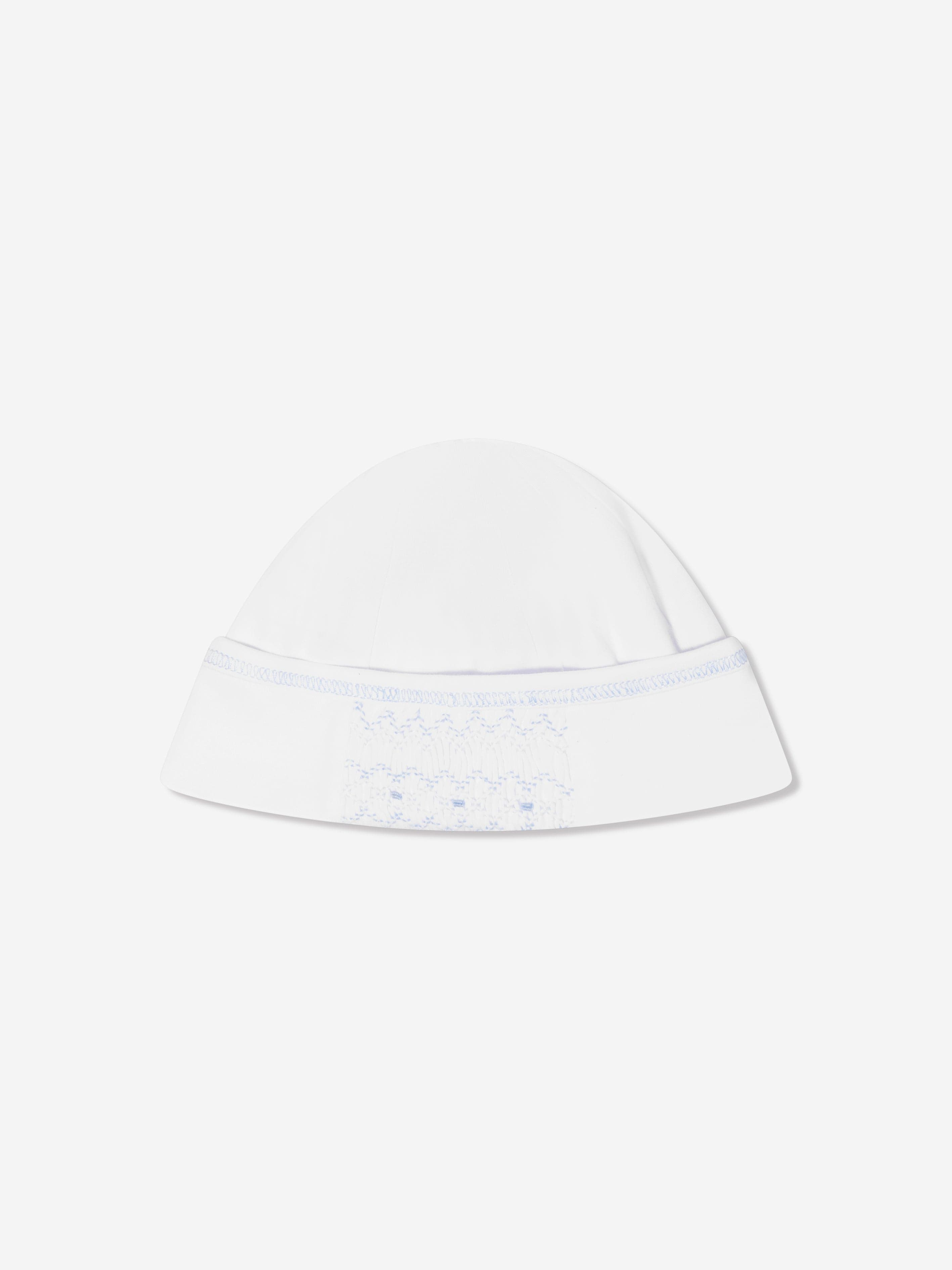 Magnolia Baby Baby Boys Smocked Hat in White Cheap Hot Sale