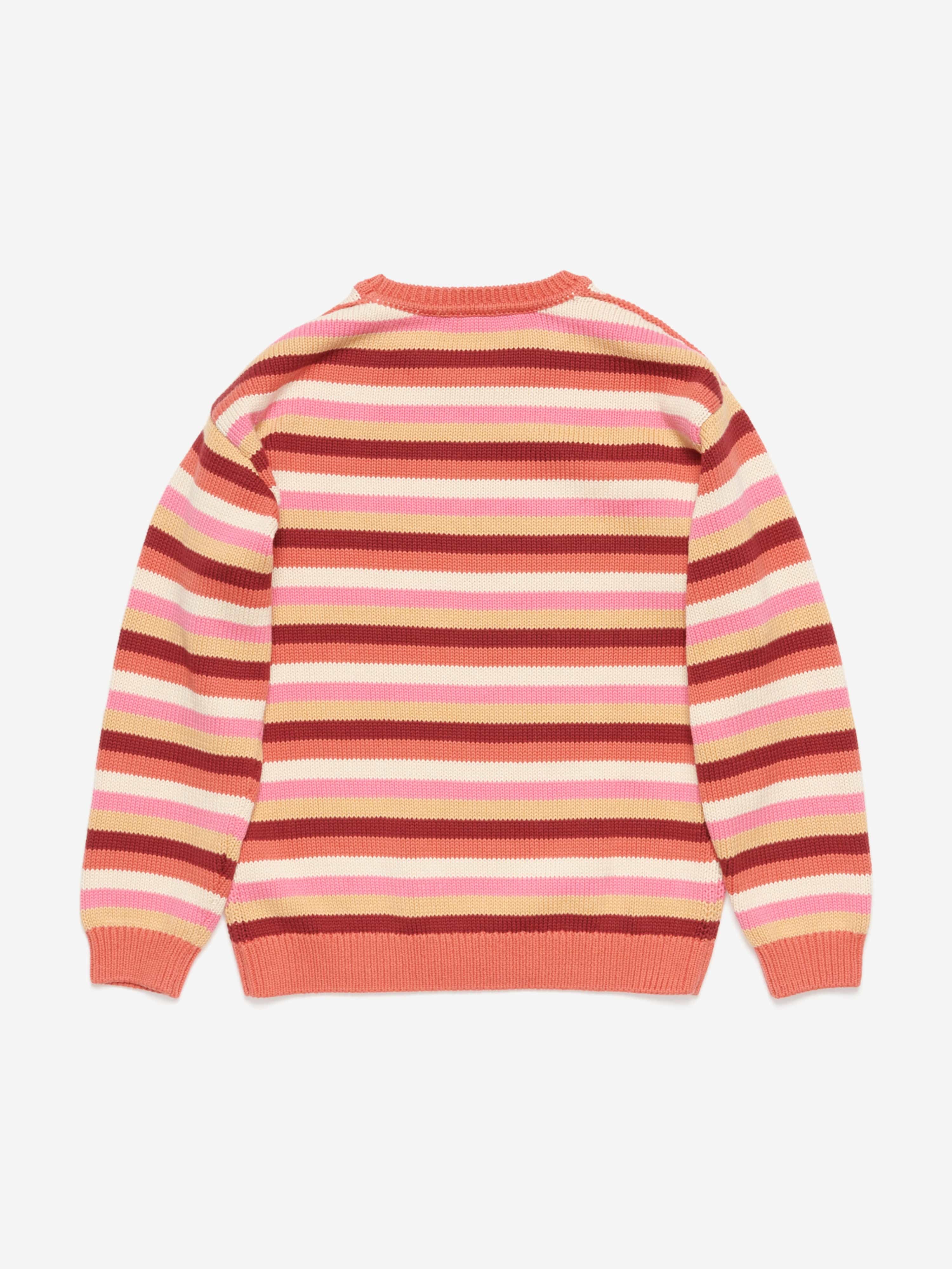Acne Studios Kids Striped Knitted Jumper in Multicolour Free Shipping Finishline
