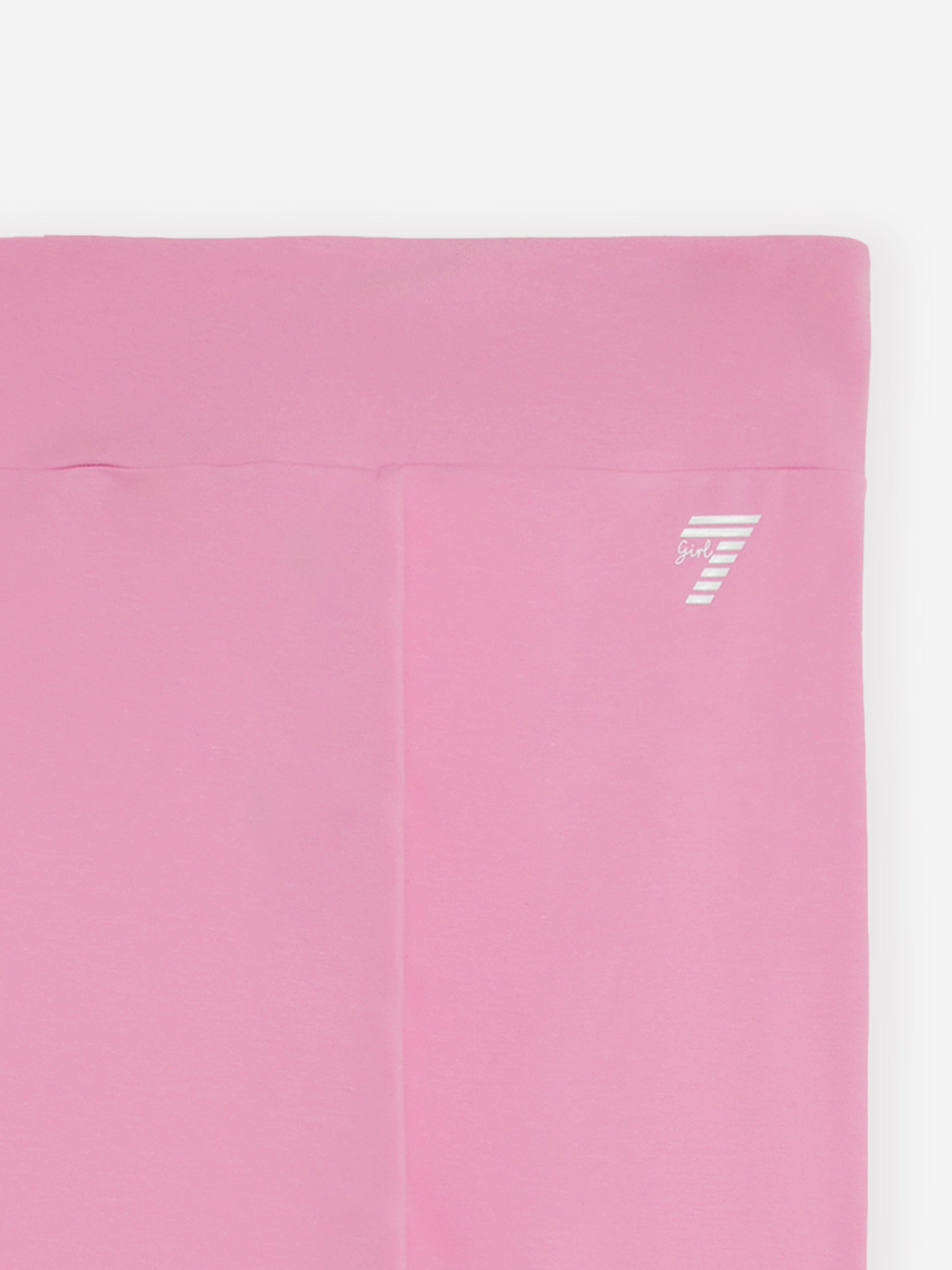 EA7 Emporio Armani Girls Logo Leggings in Pink Buy Cheap Deals