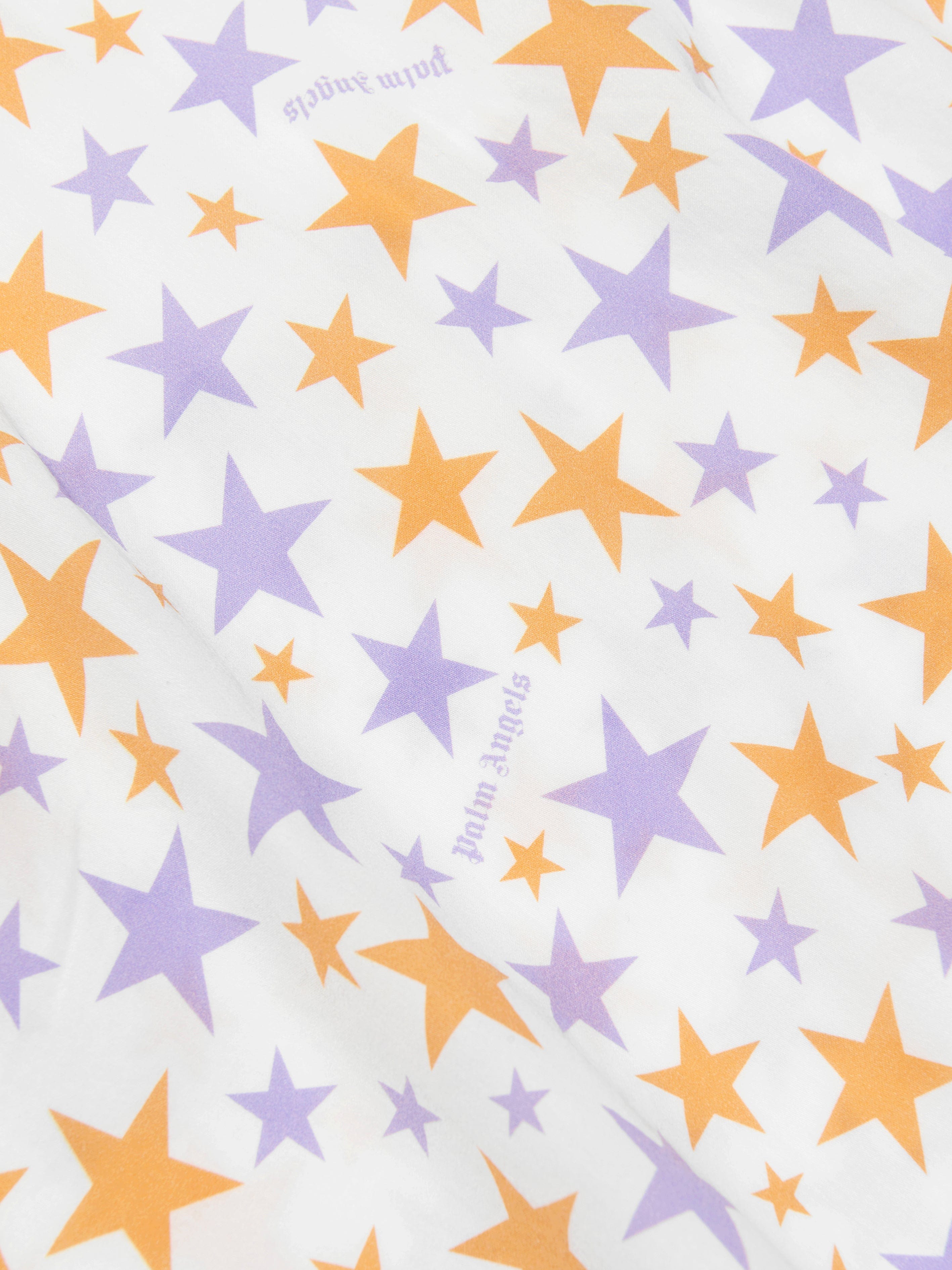 Palm Angels Girls AOP PA Stars T-Shirt Dress in White Looking For Sale Online