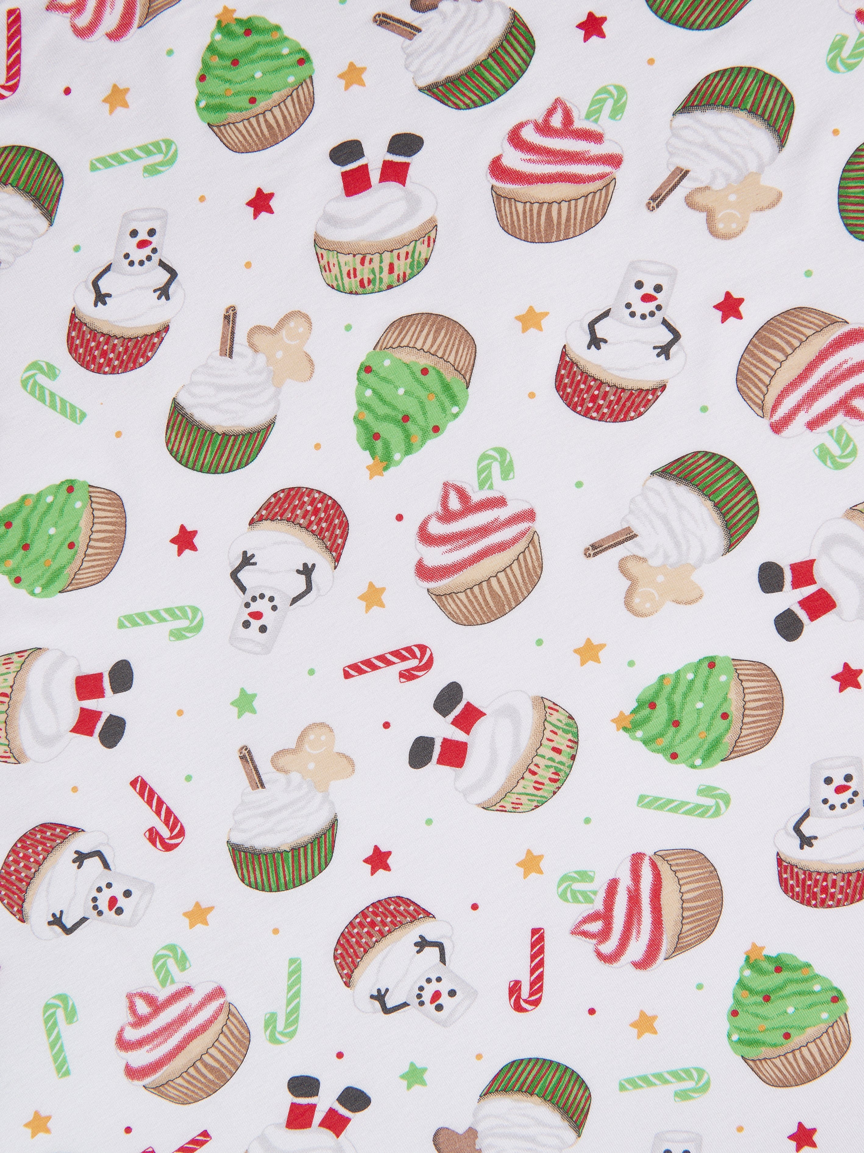 Magnolia Baby Baby Festive Cupcakes Swaddle Blanket in White Clearance Affordable