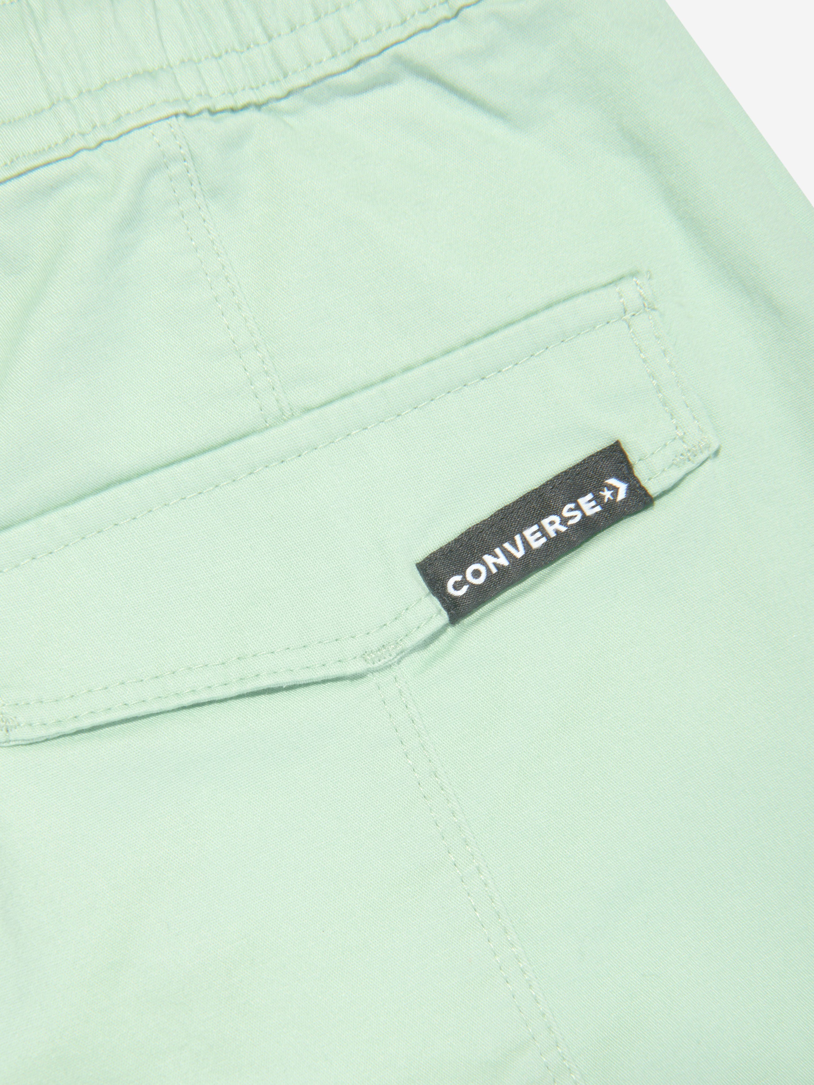 Converse Girls Relaxed Woven Joggers in Green Cheap Pice Buy Discount