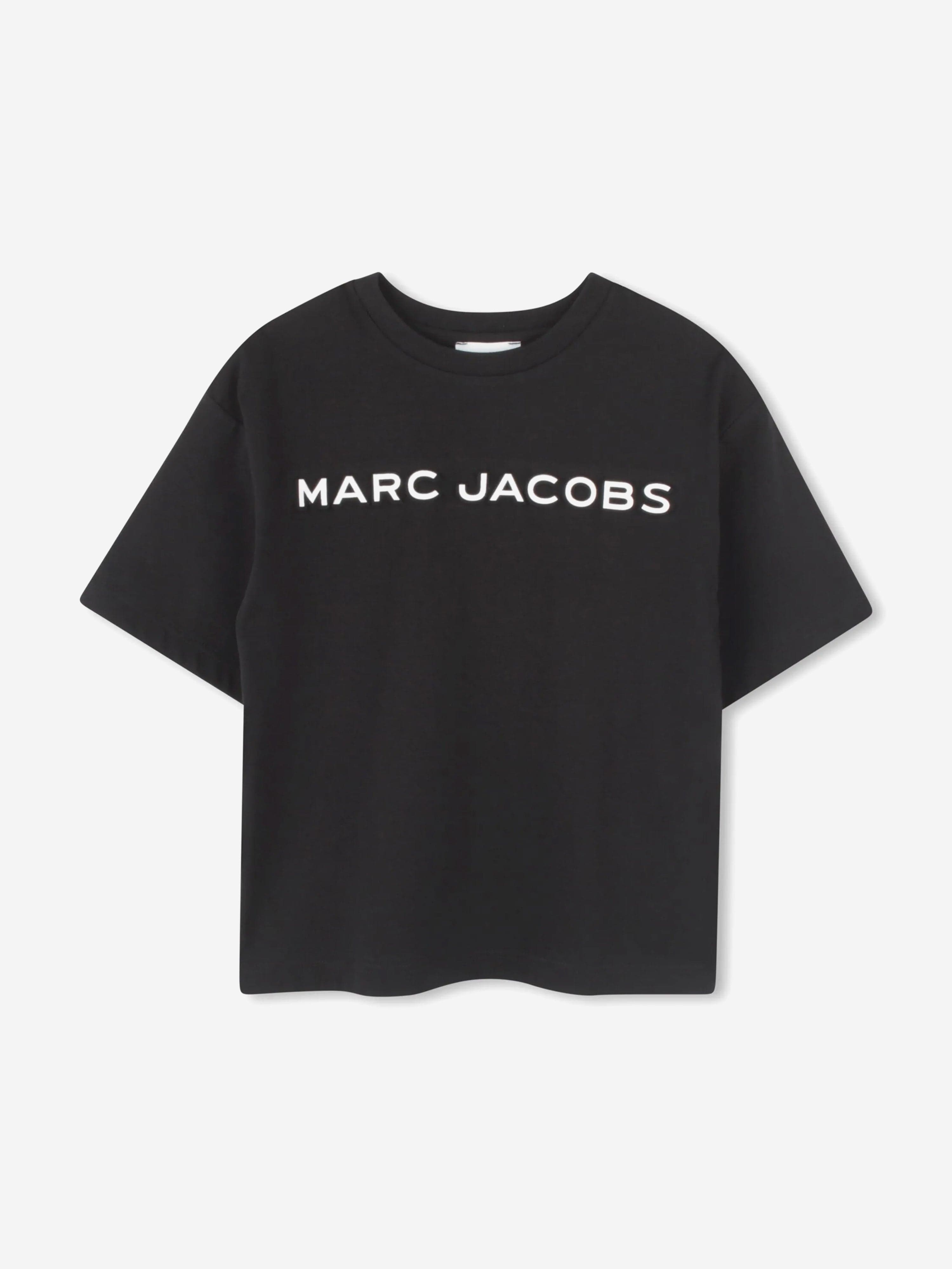 Boys Embossed Logo T-Shirt in Black New Arrival Cheap Online