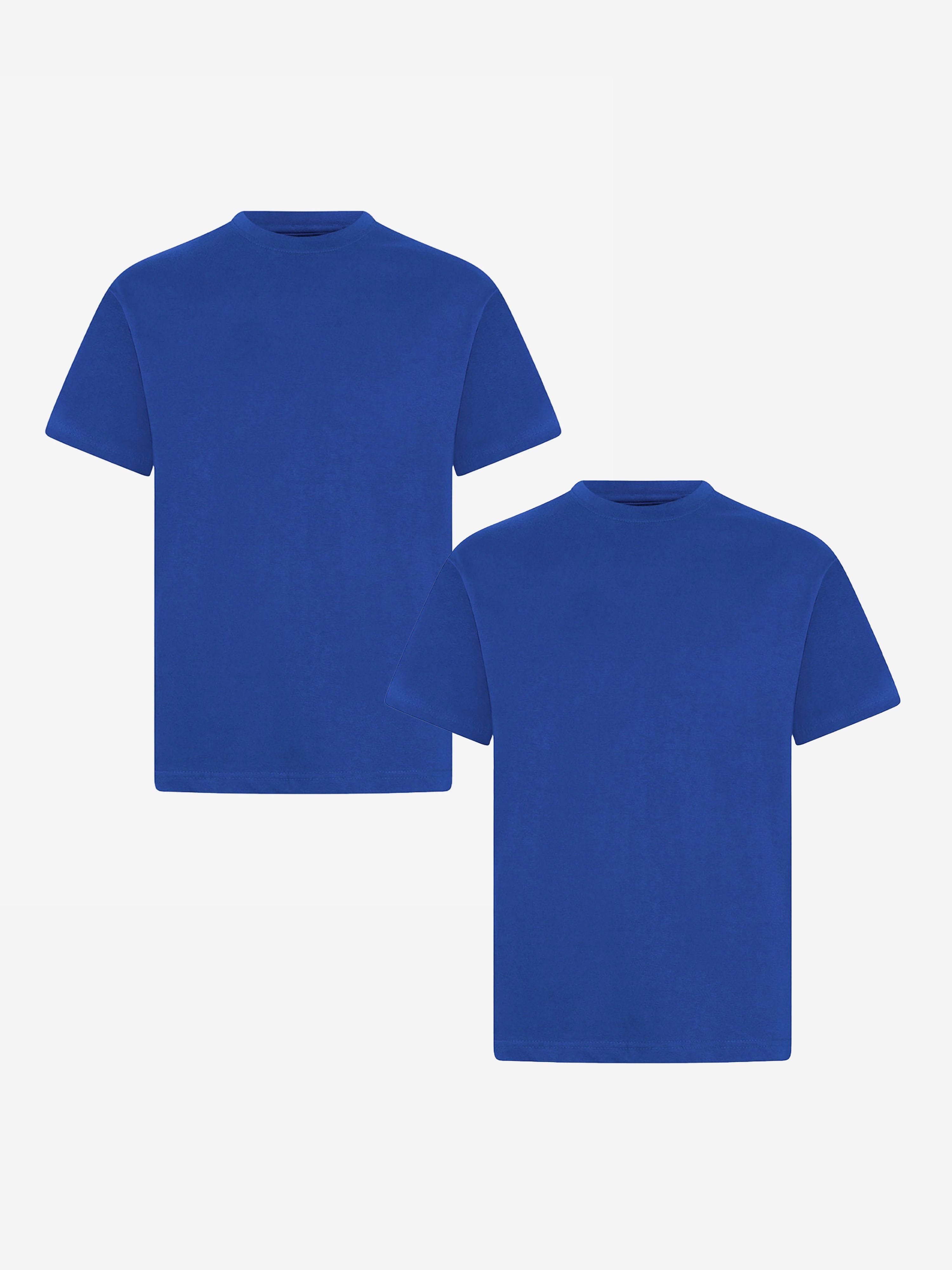 Zeco Kids School Crew Neck T-Shirt (Twin Pack) in Blue Store Online