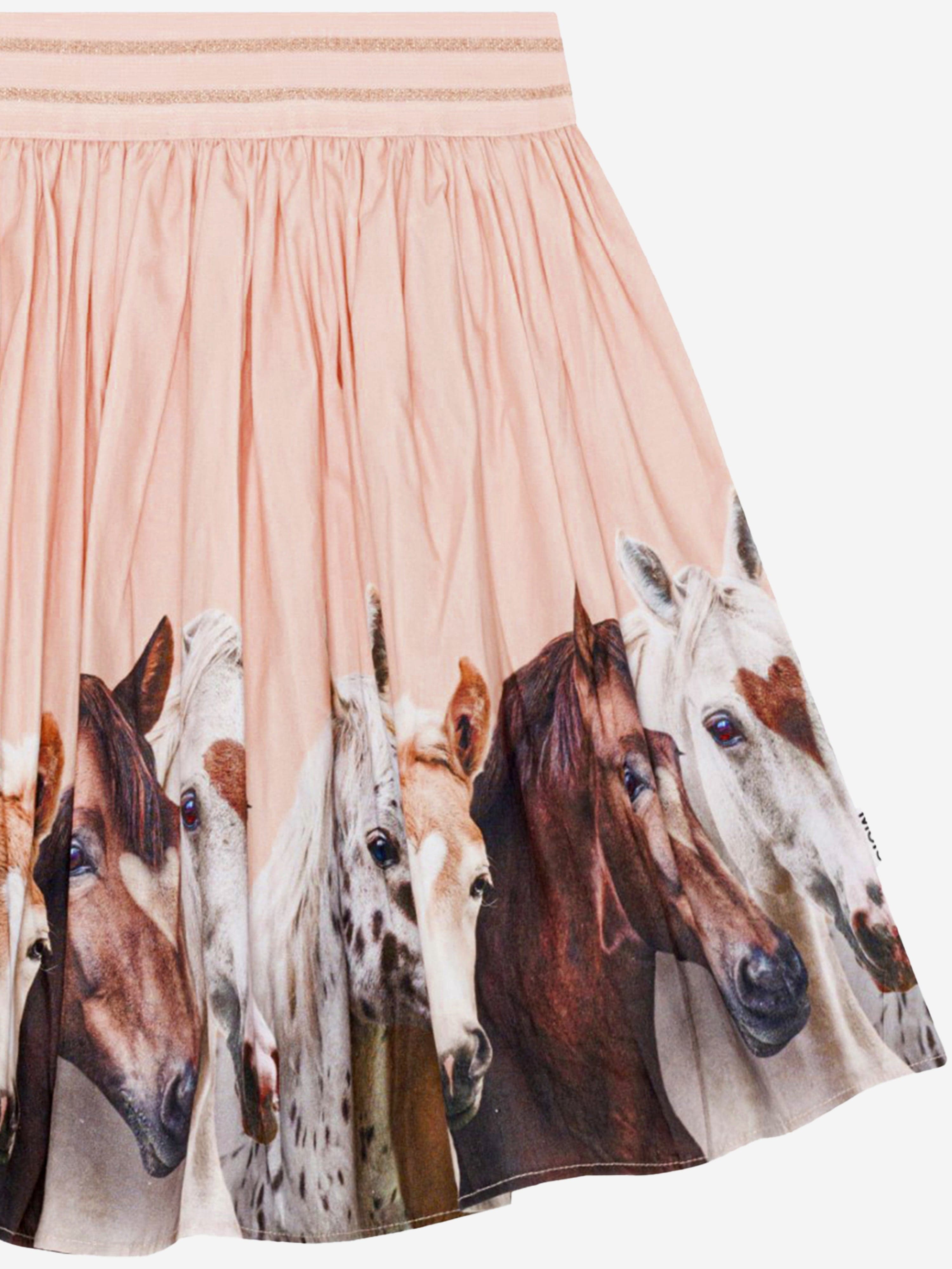 Molo Girls Horse Print Skirt in Pink Largest Supplier Cheap Pice