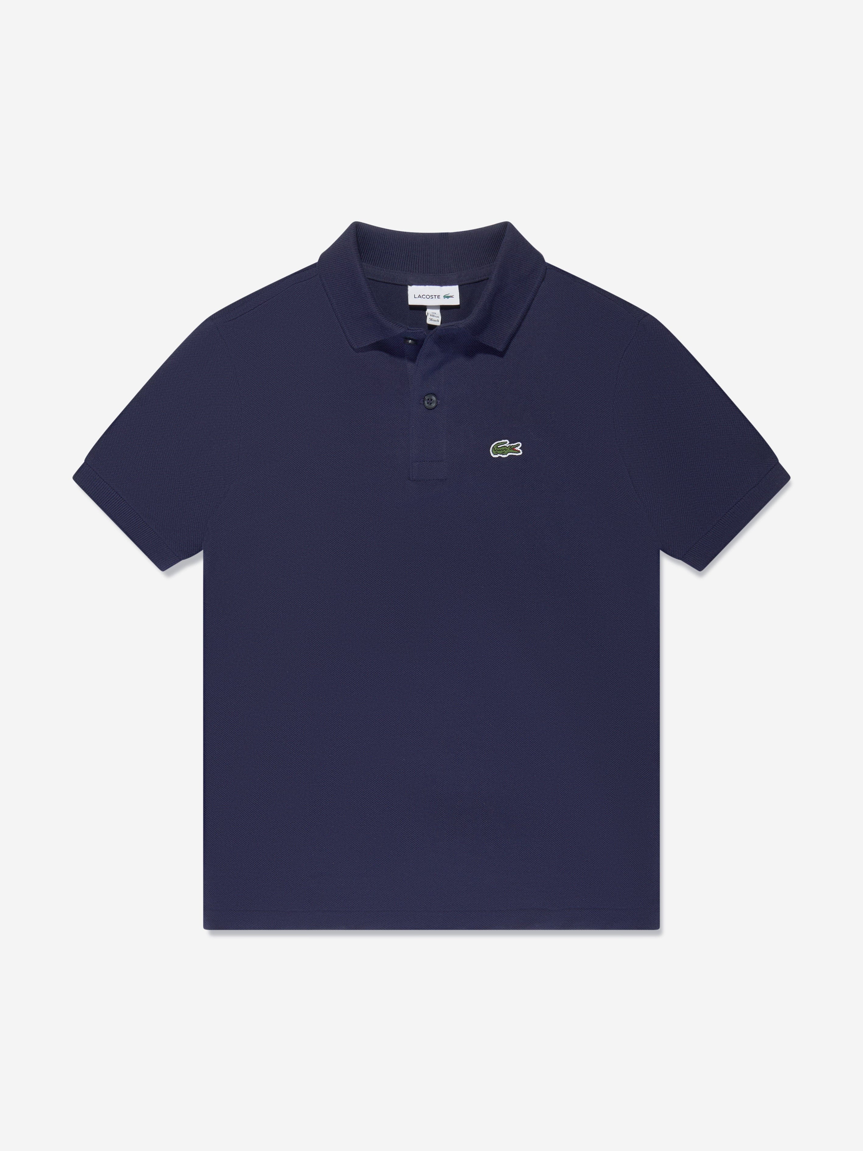 Lacoste Boys Cotton Short Sleeve Polo Shirt Classic For Sale