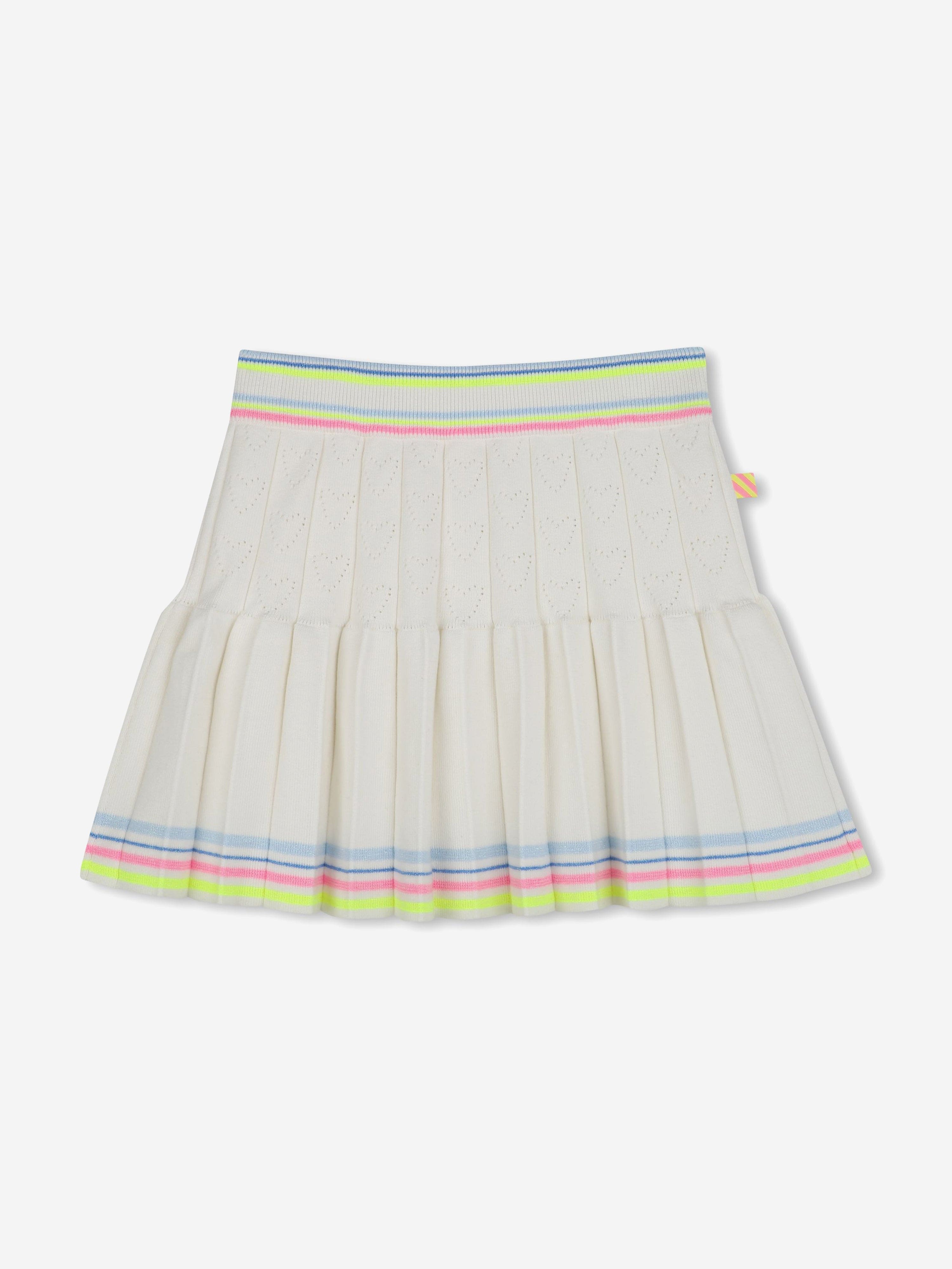 Girls Knitted Skirt in Ivory Cheap Sale Geniue Stockist