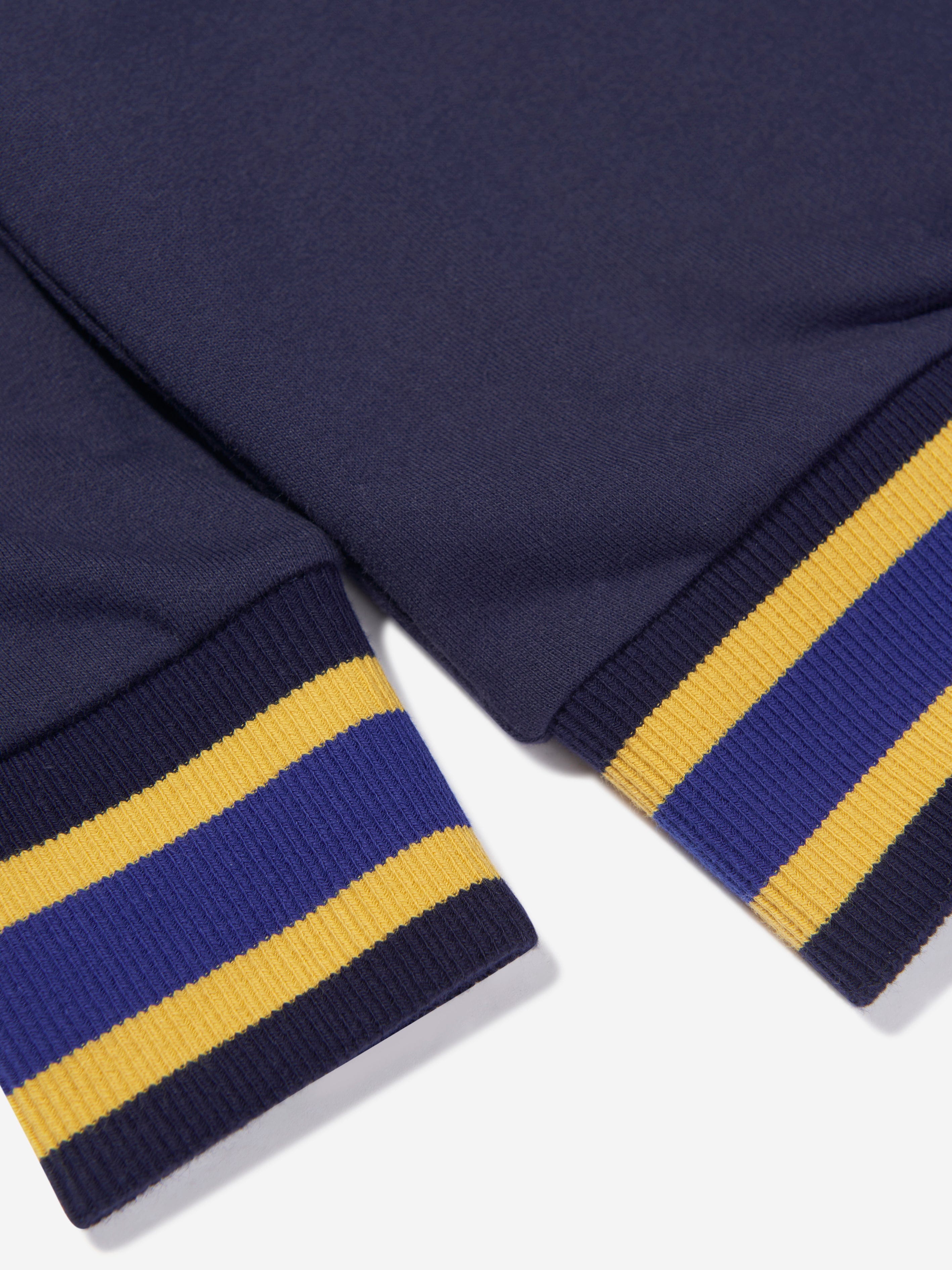 Versace Boys Medusa Logo Hoodie in Navy For Sale Official Site