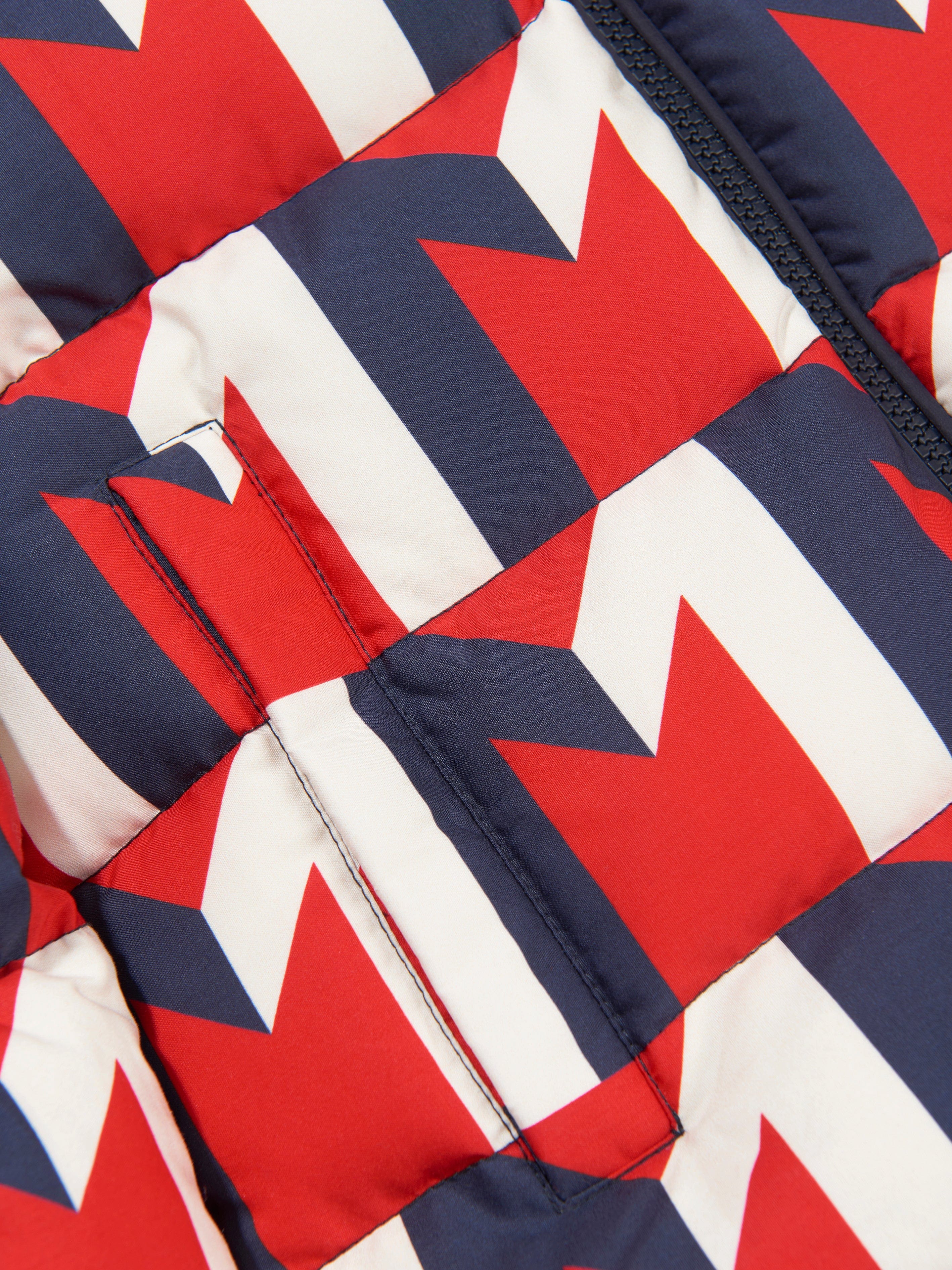 Moncler Enfant Boys Down Padded Evano Jacket in Multicolour Newest