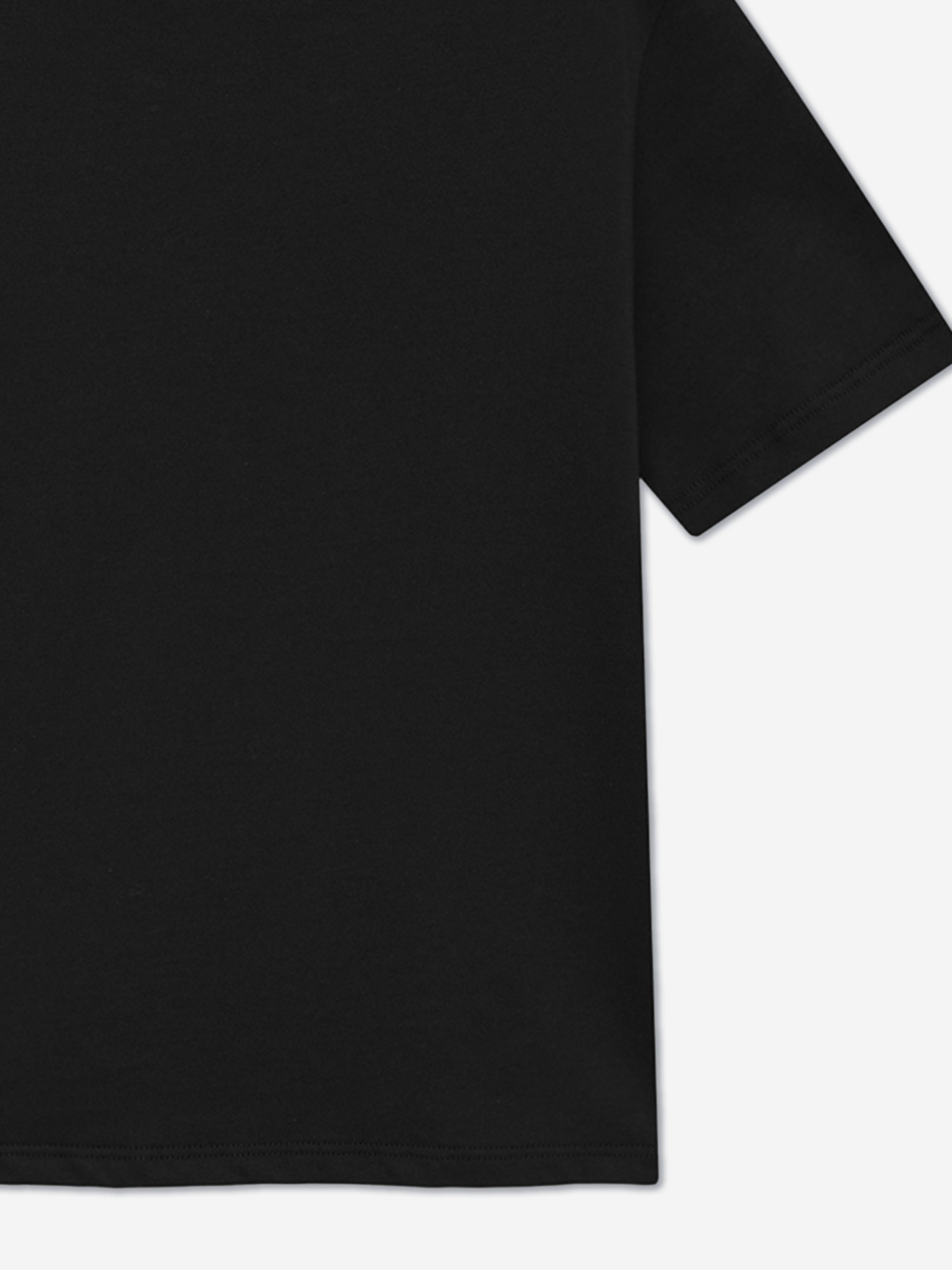 Kids Staggered Sequin T-Shirt in Black Cheap Visit
