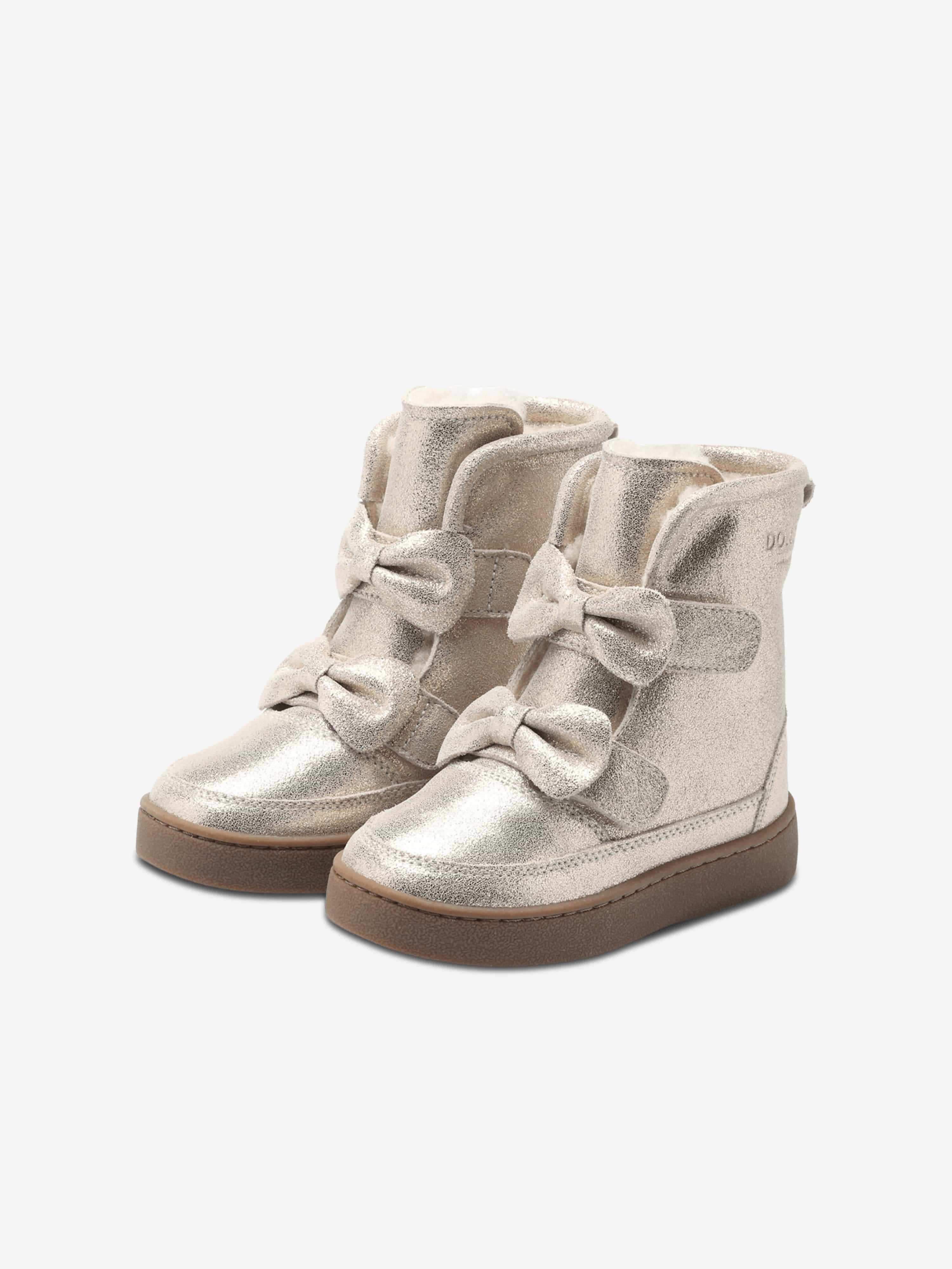 Donsje Girls Isa Exclusive Boots in Silver Sale Original