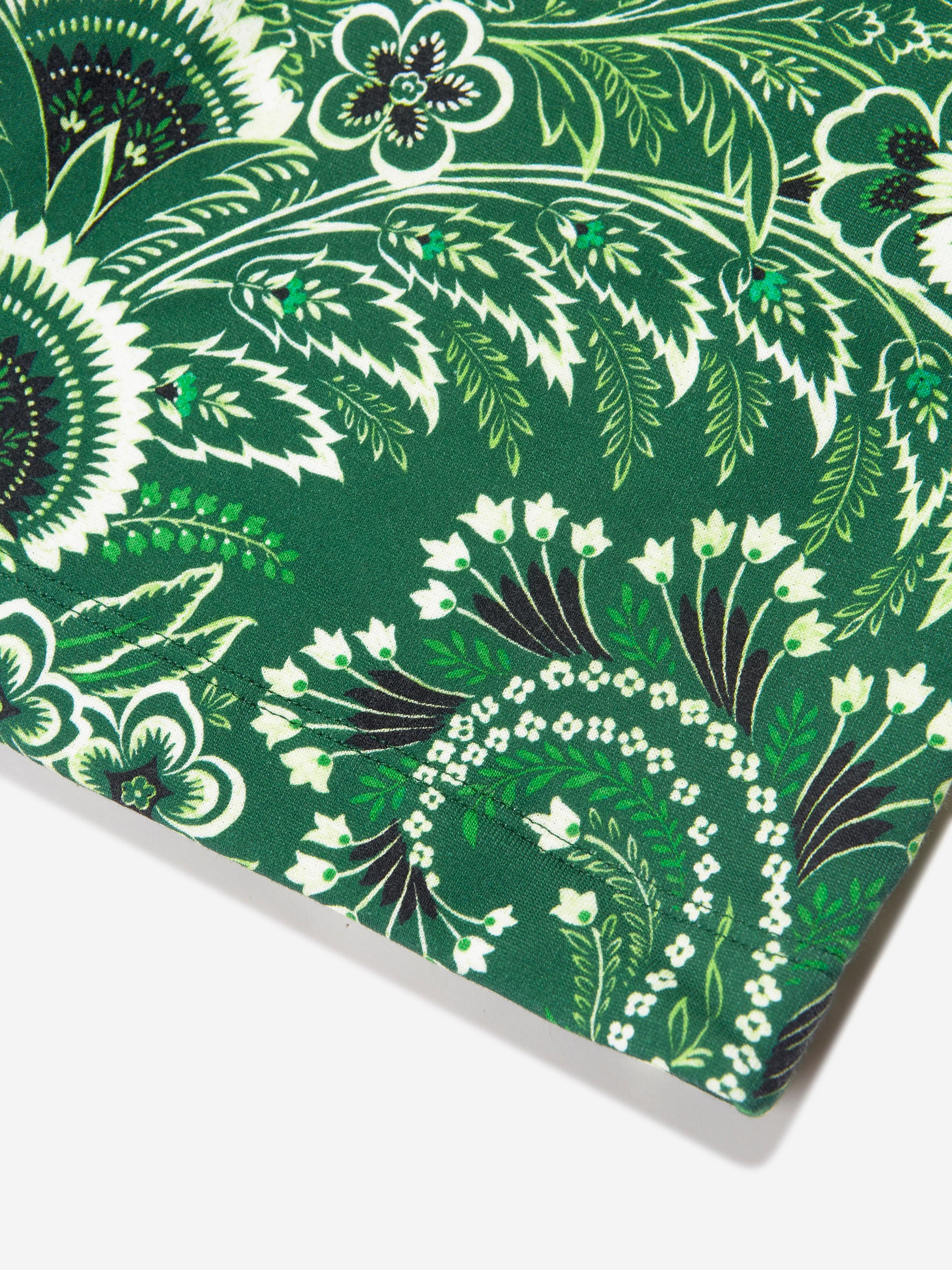Etro Boys Floral Paisley Shorts in Green Store Online