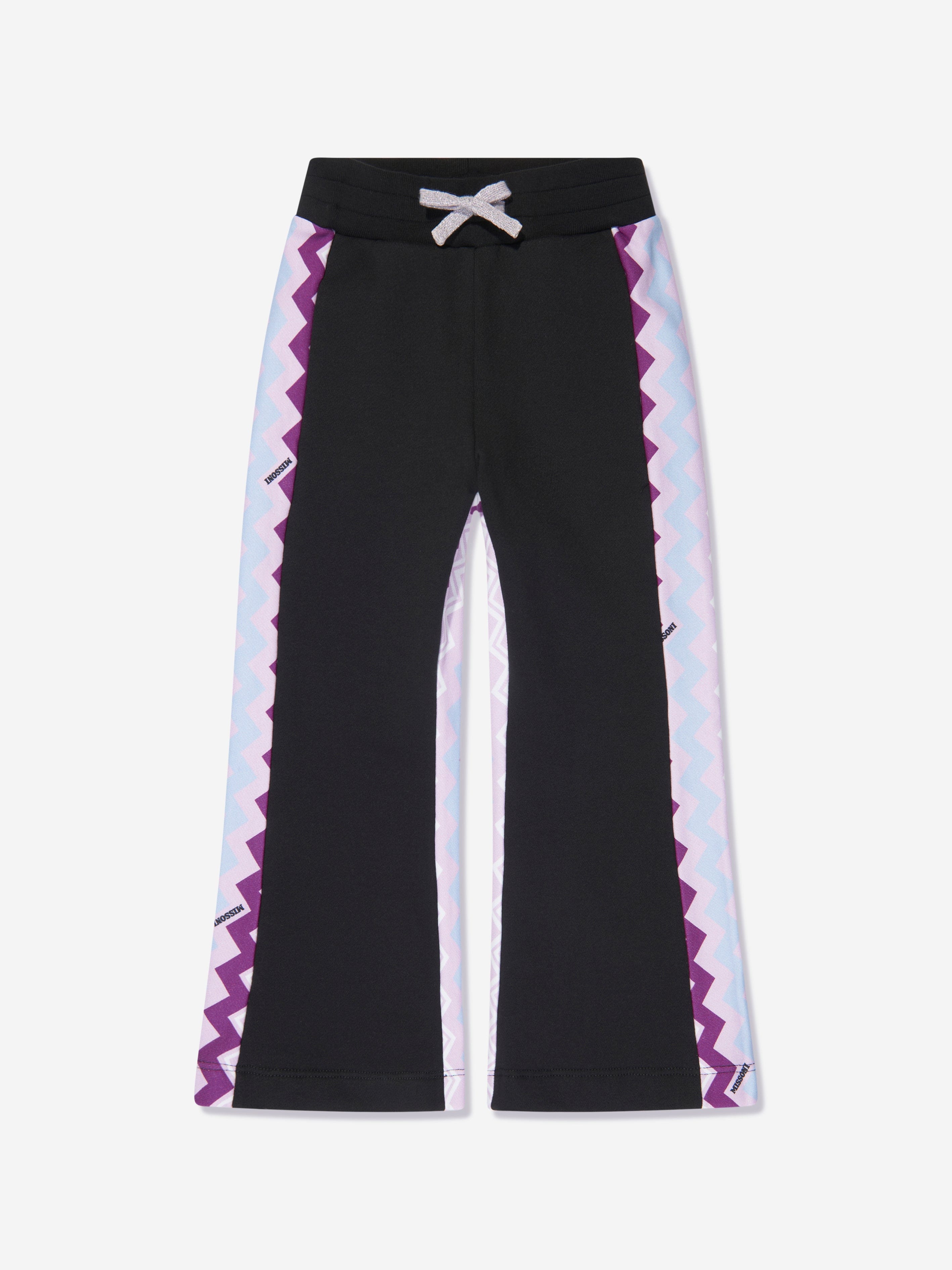 Missoni Girls Zigzag Joggers in Black Shop Offer Cheap Pice
