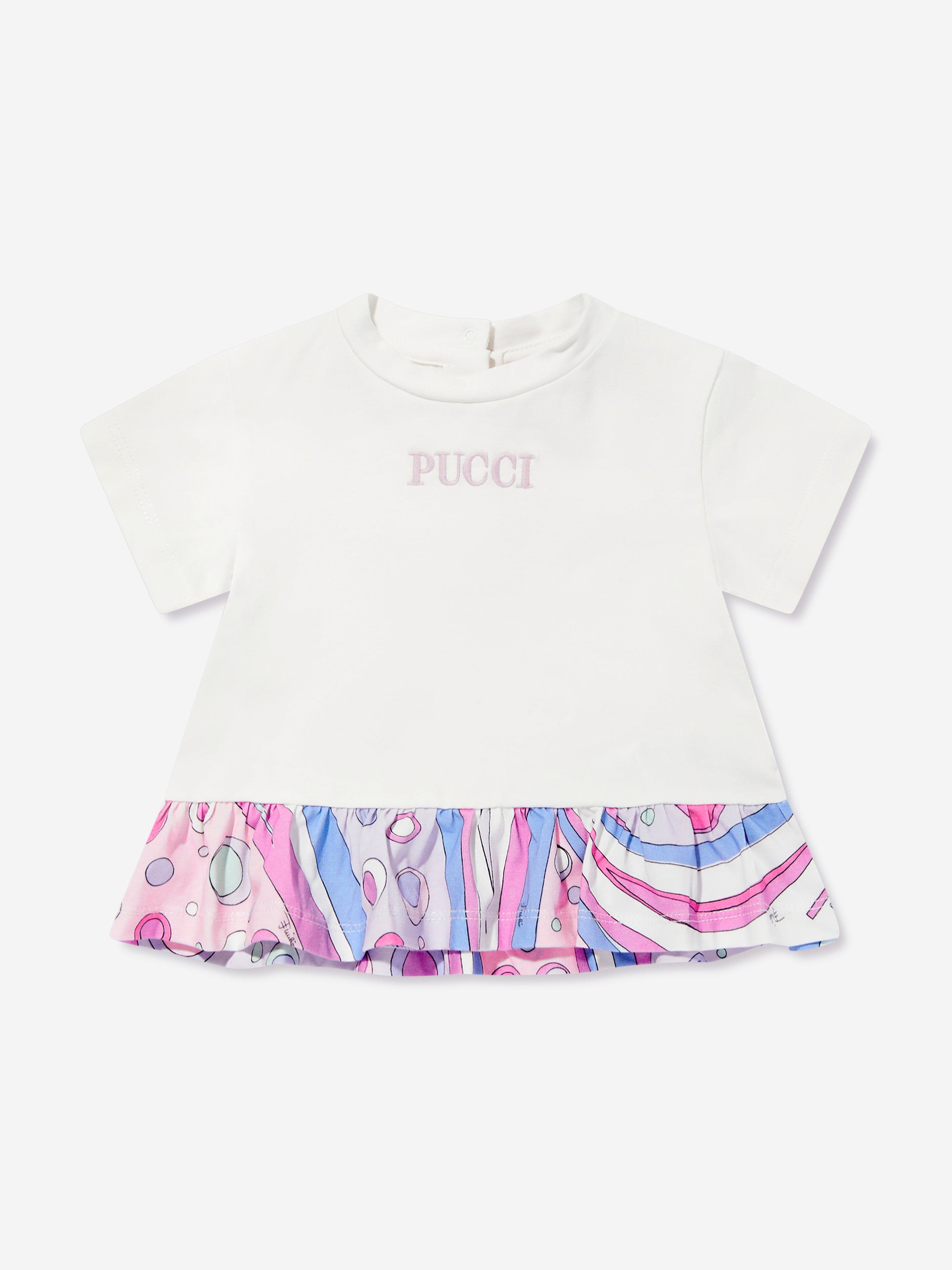 Baby Girls Logo T-Shirt in Ivory Cheap Sale Amazing Pice