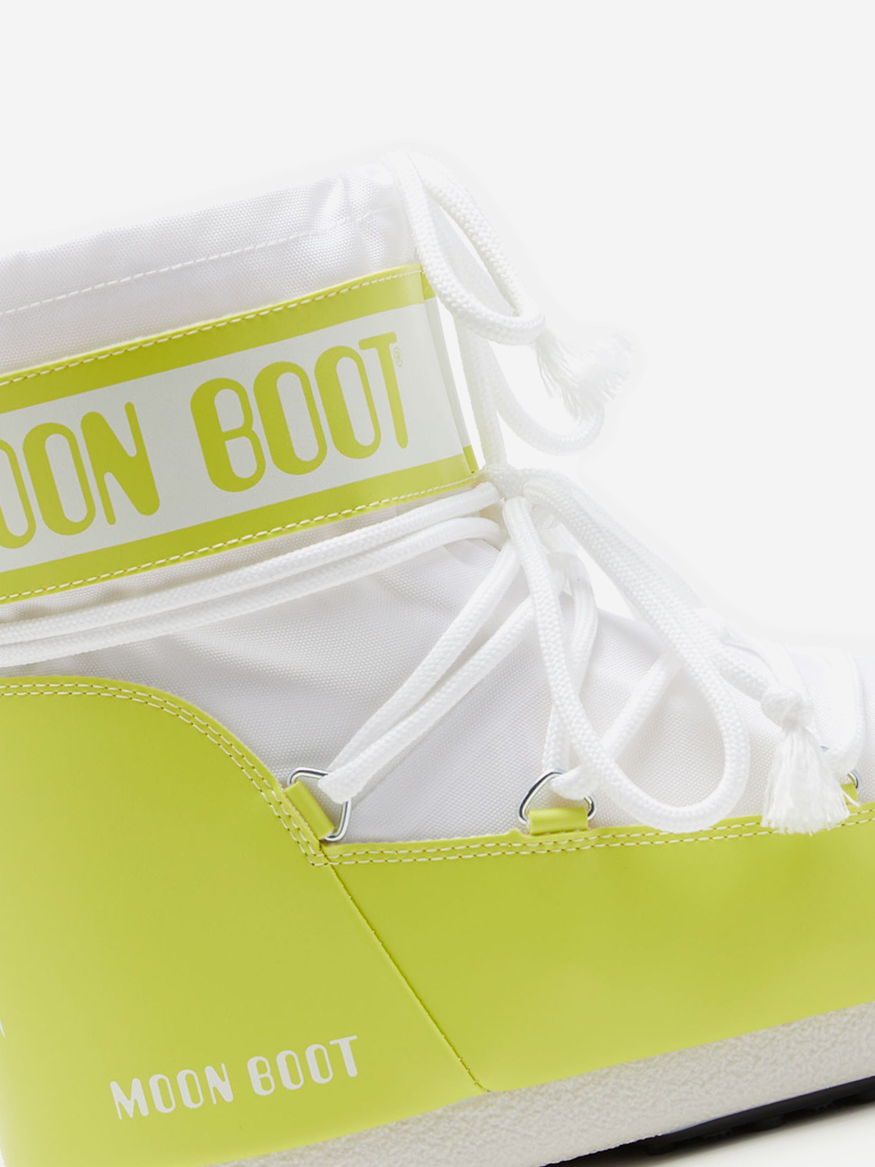 Moon Boot Boys Icon Low Boots in Green Manchester Sale Online