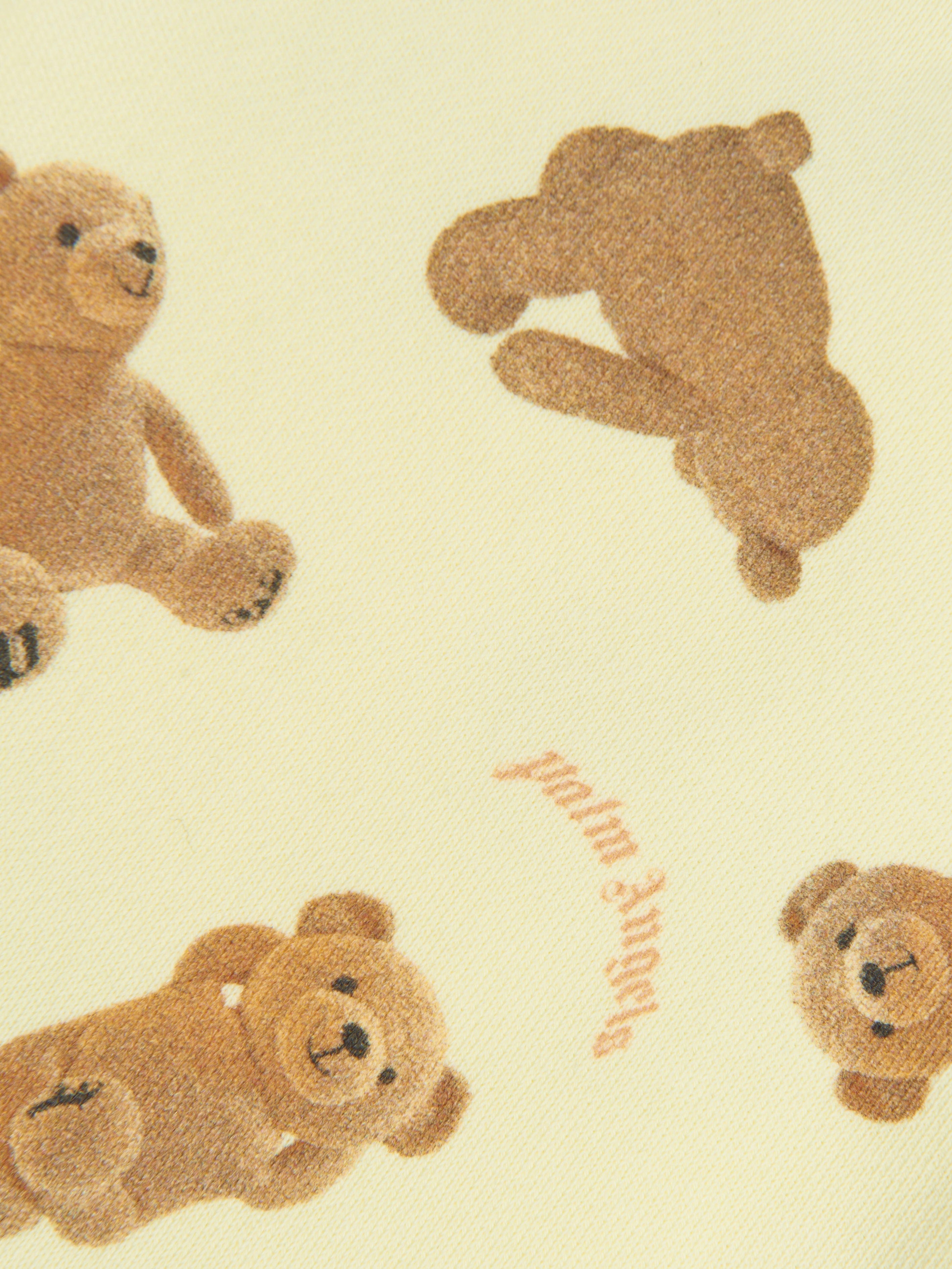 Palm Angels Baby AOP PA Bears Joggers in Yellow Cheap View