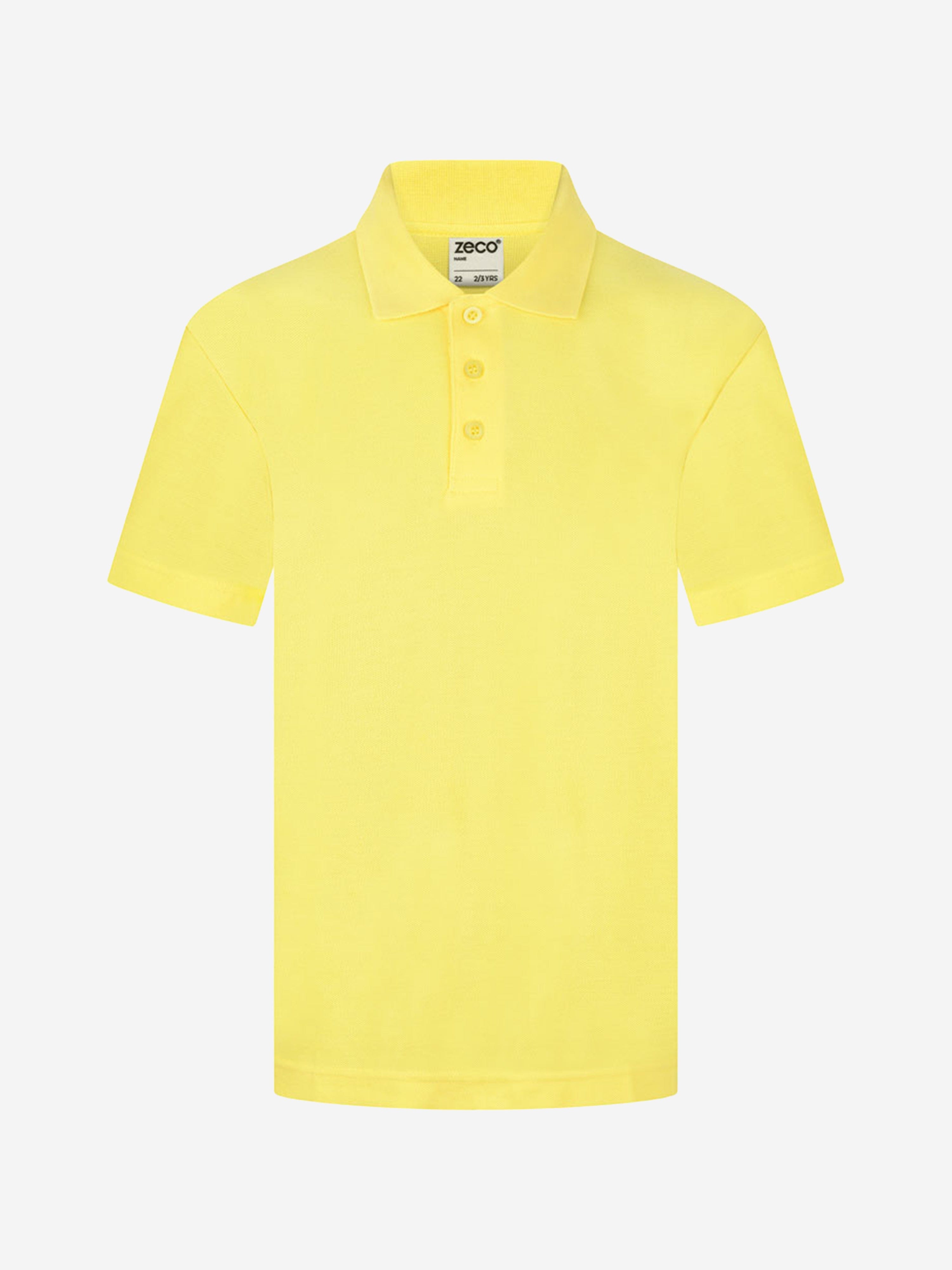 Zeco Kids School Polo Shirt in Yellow Outlet Lowest Pice