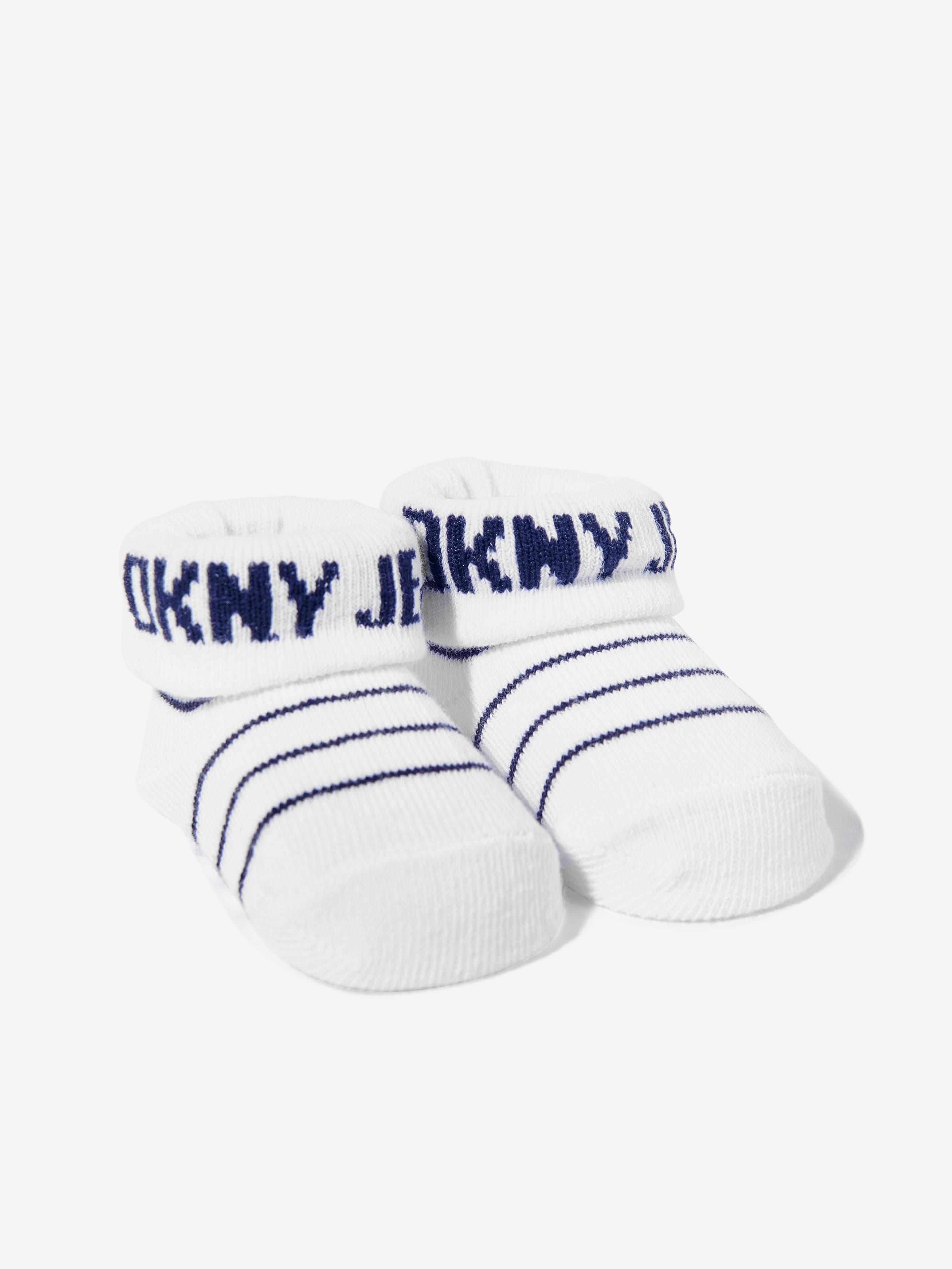 DKNY Baby Boys 5 Pack Bib Set in Navy Sale Best Sale