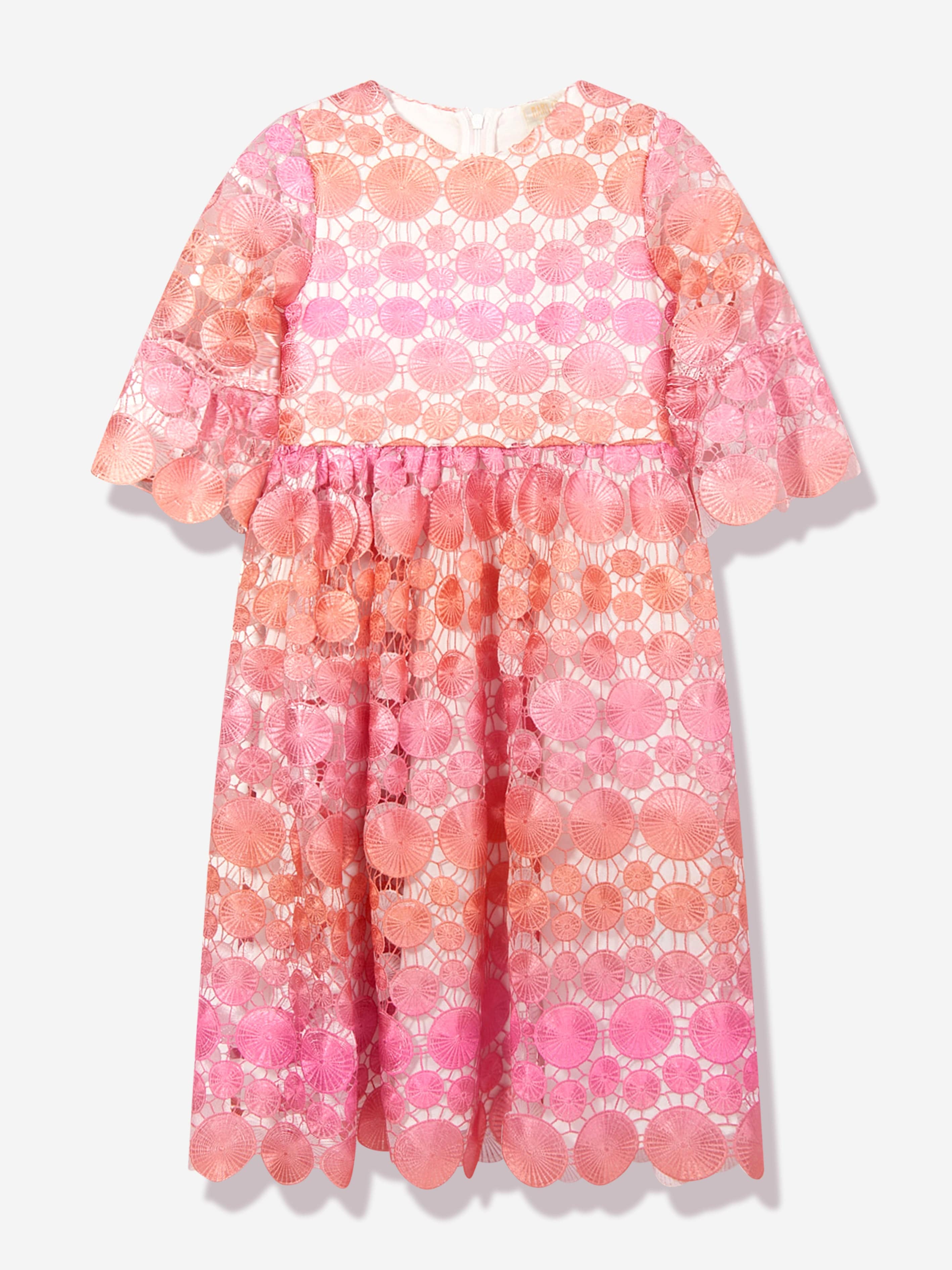 Marlo Girls Louise Embroidered Dress in Multicolour Discount Authentic Online