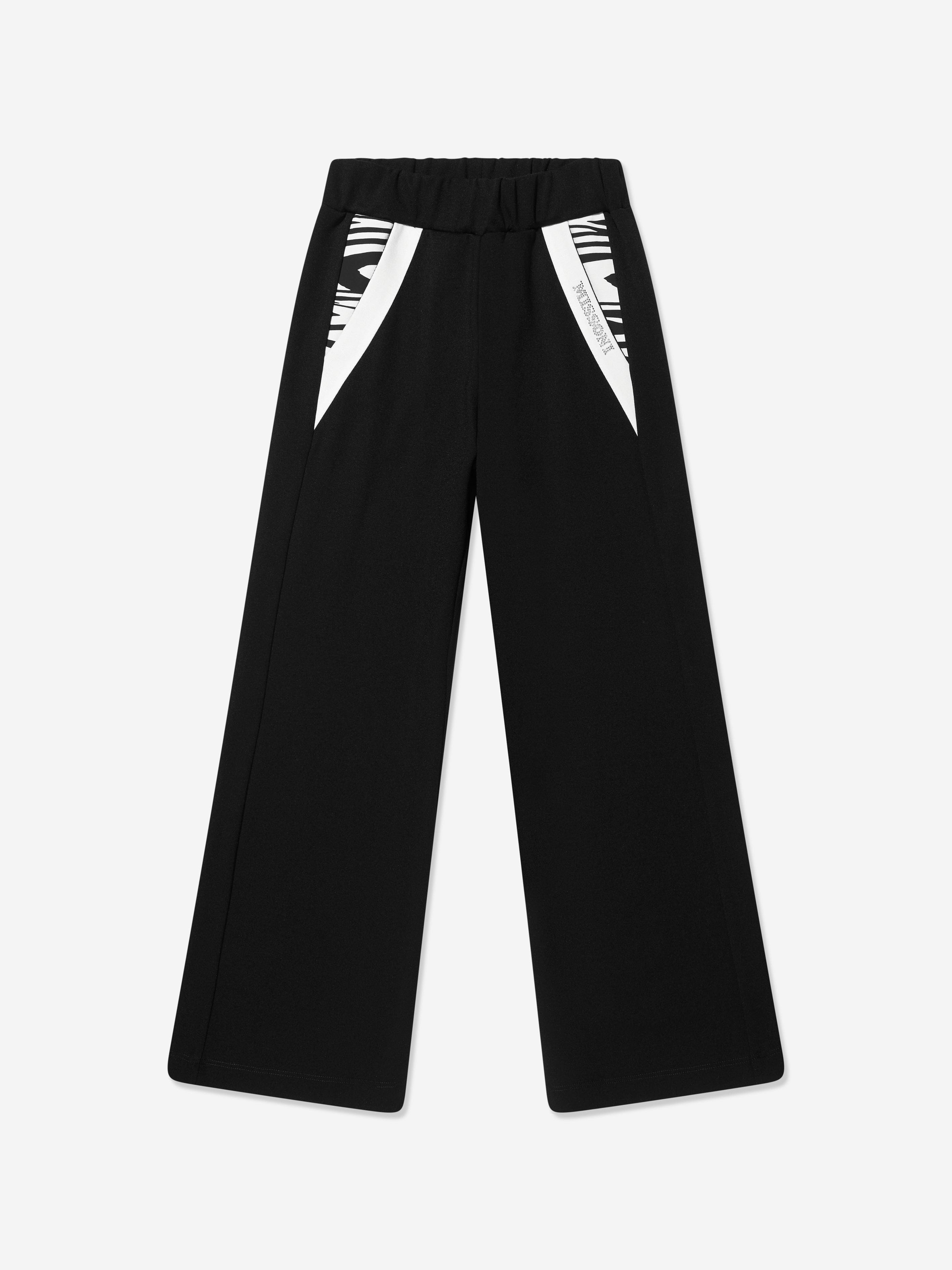 Missoni Girls Branded Joggers in Black Get Authentic Cheap Online