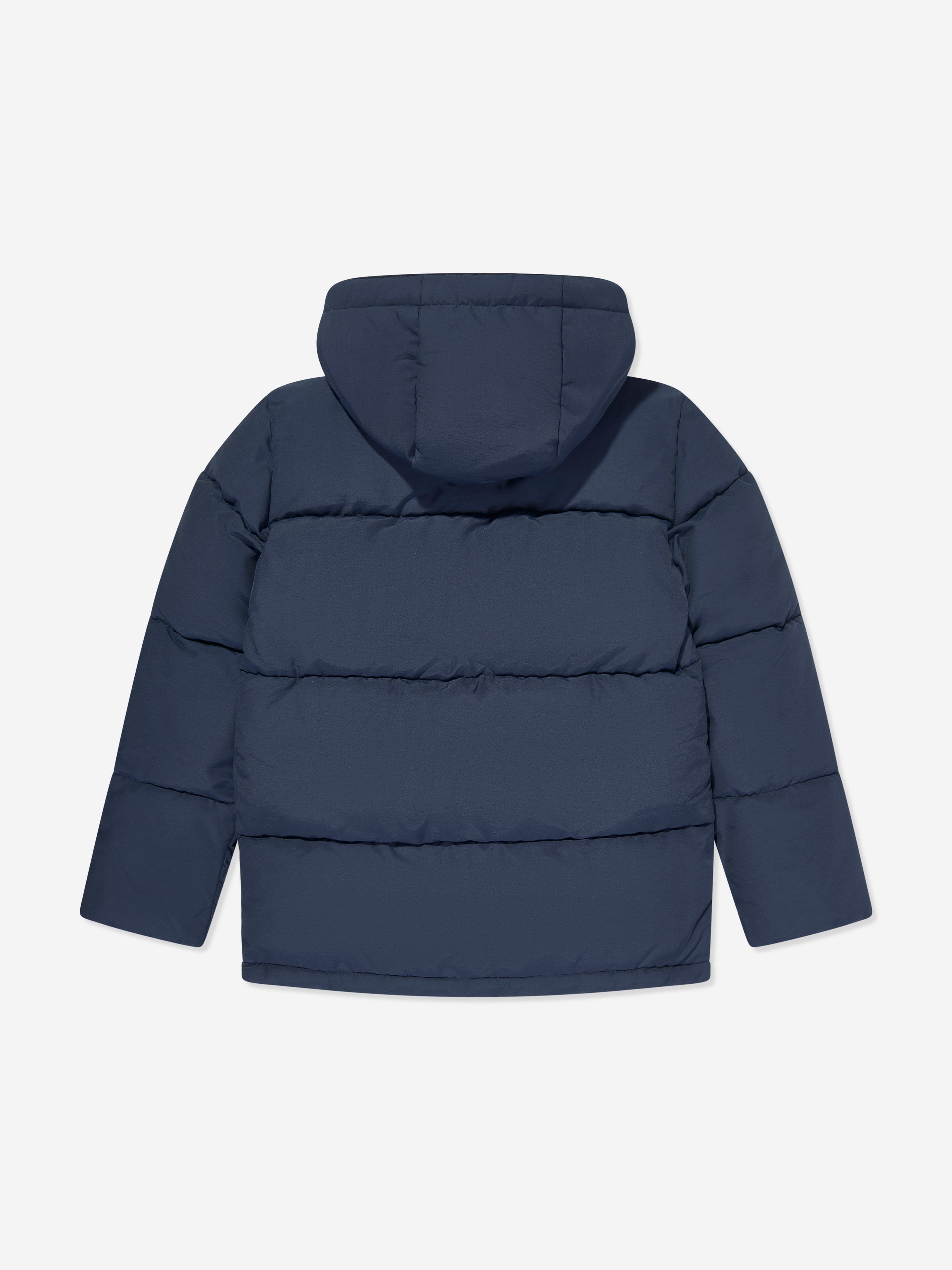 New Balance Boys Logo Puffer Jacket in Navy Clearance Online Fake