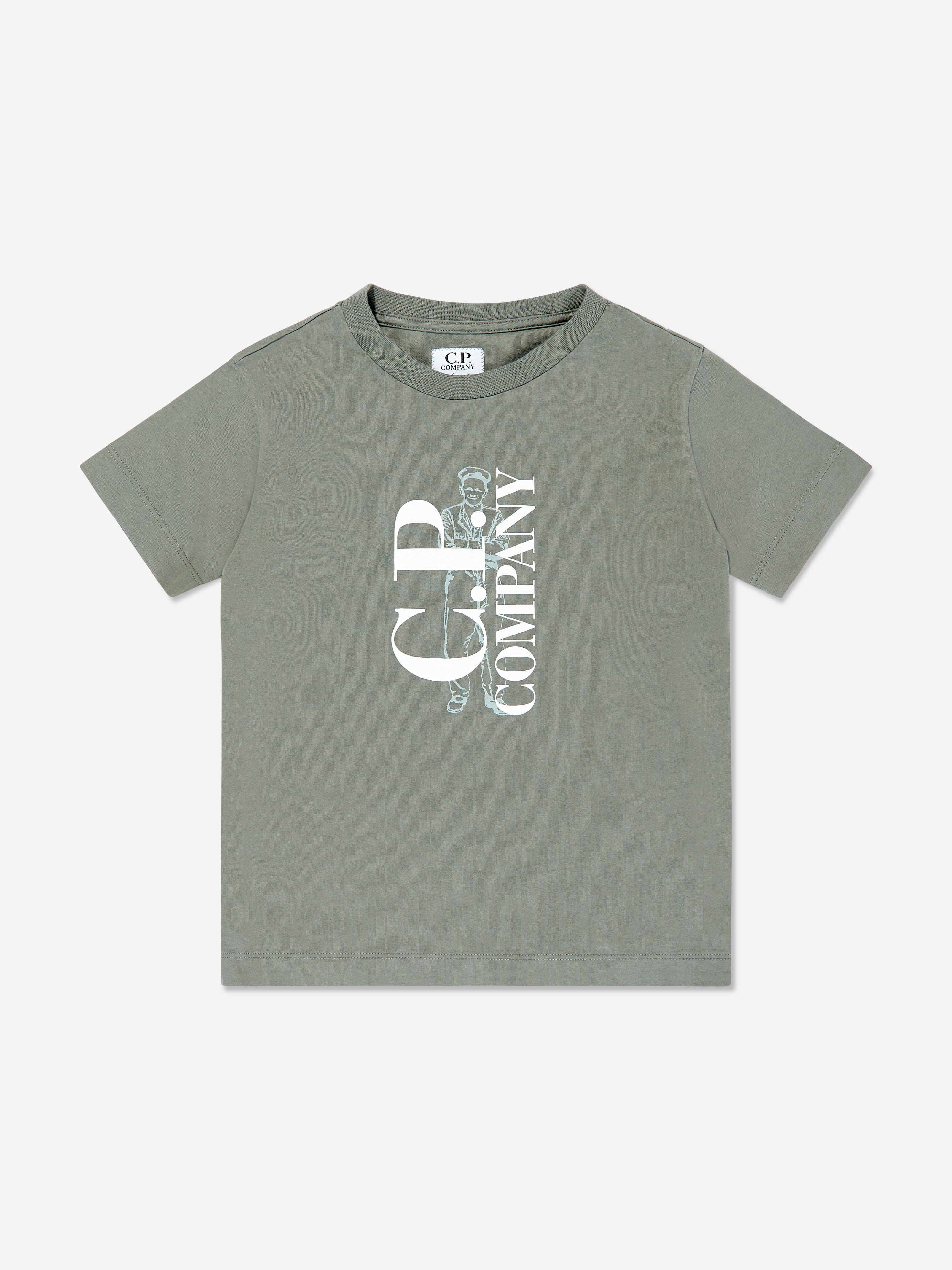 Boys Logo T-Shirt in Green Cheap Pick A Best