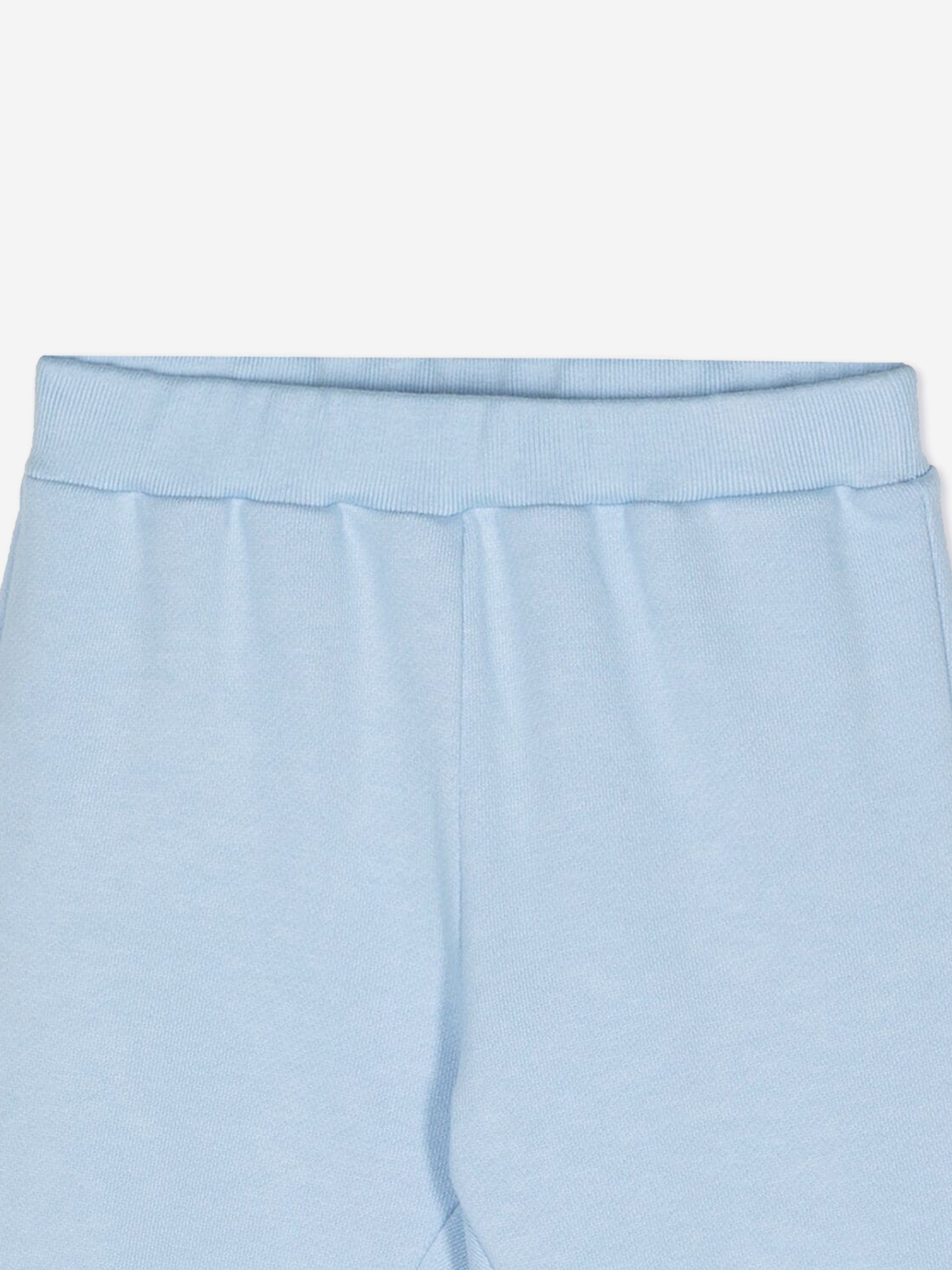 Fendi Baby Boys Logo Joggers in Blue Clearance Fast Delivery