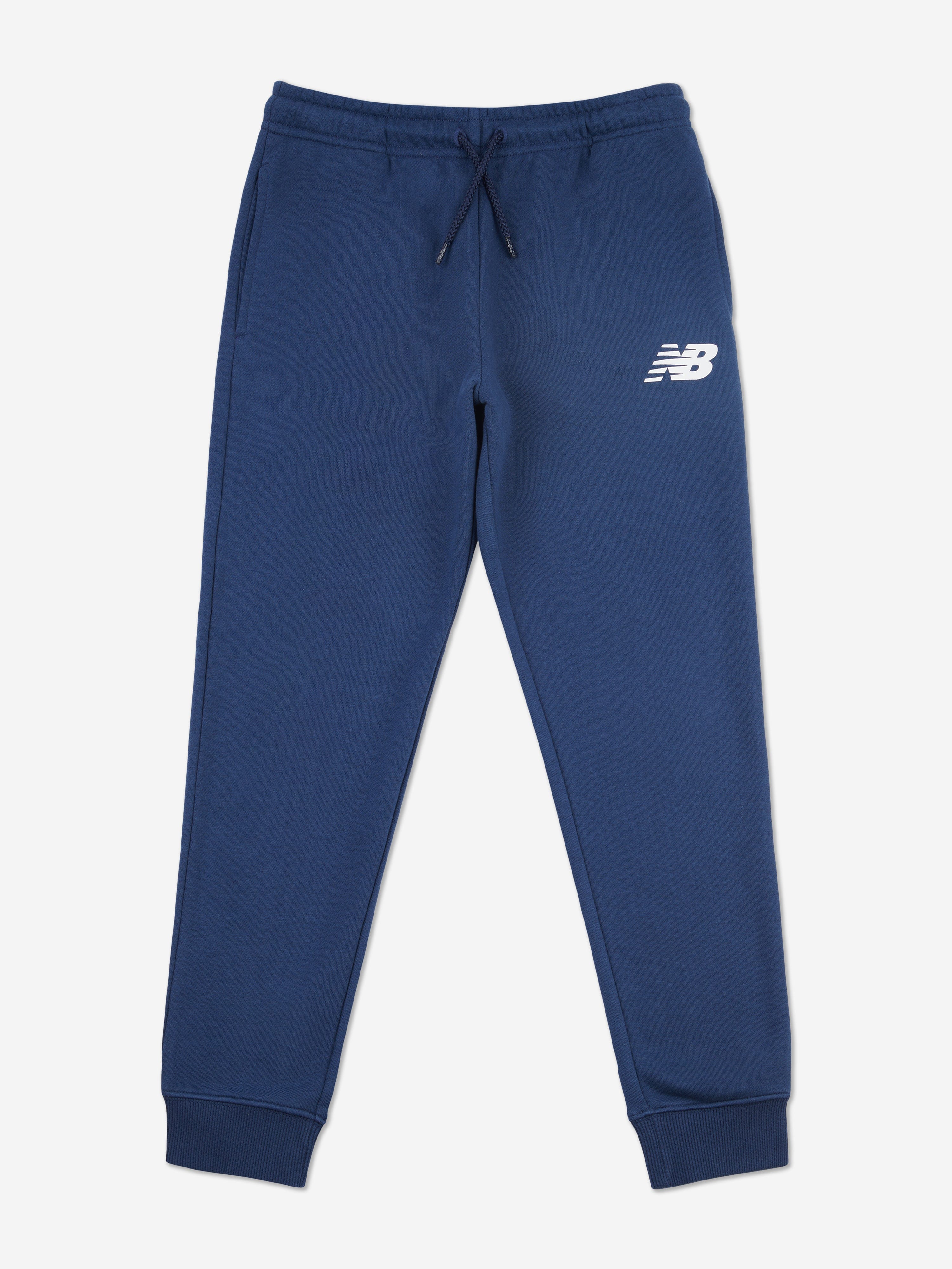 New Balance Boys Brush Back Stacked Logo Joggers in Navy Find Great Cheap Online