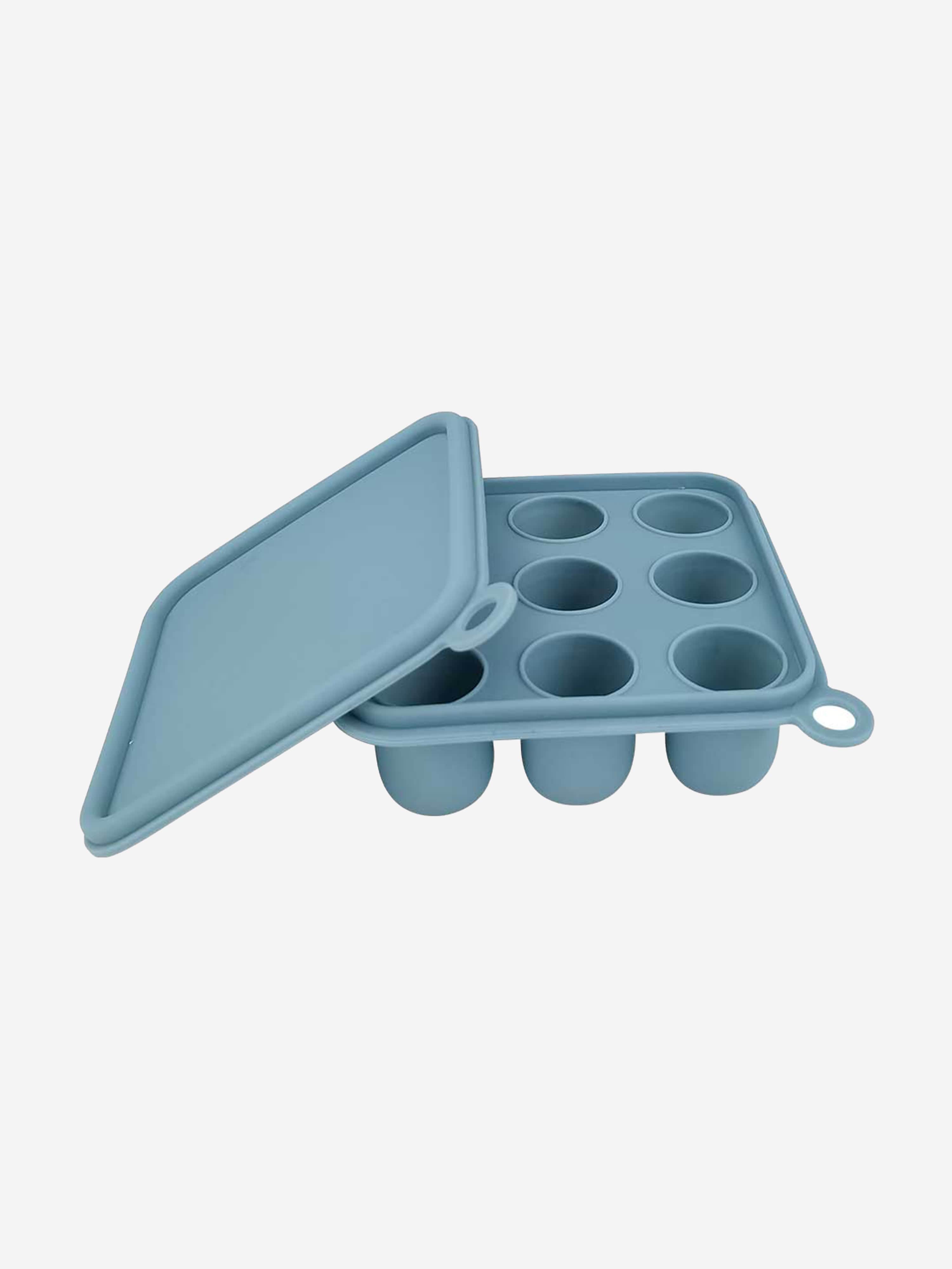 Bloom Bambini Silicone Baby Freezer Cube Trays with Cover in Blue Outlet Cheap Pice