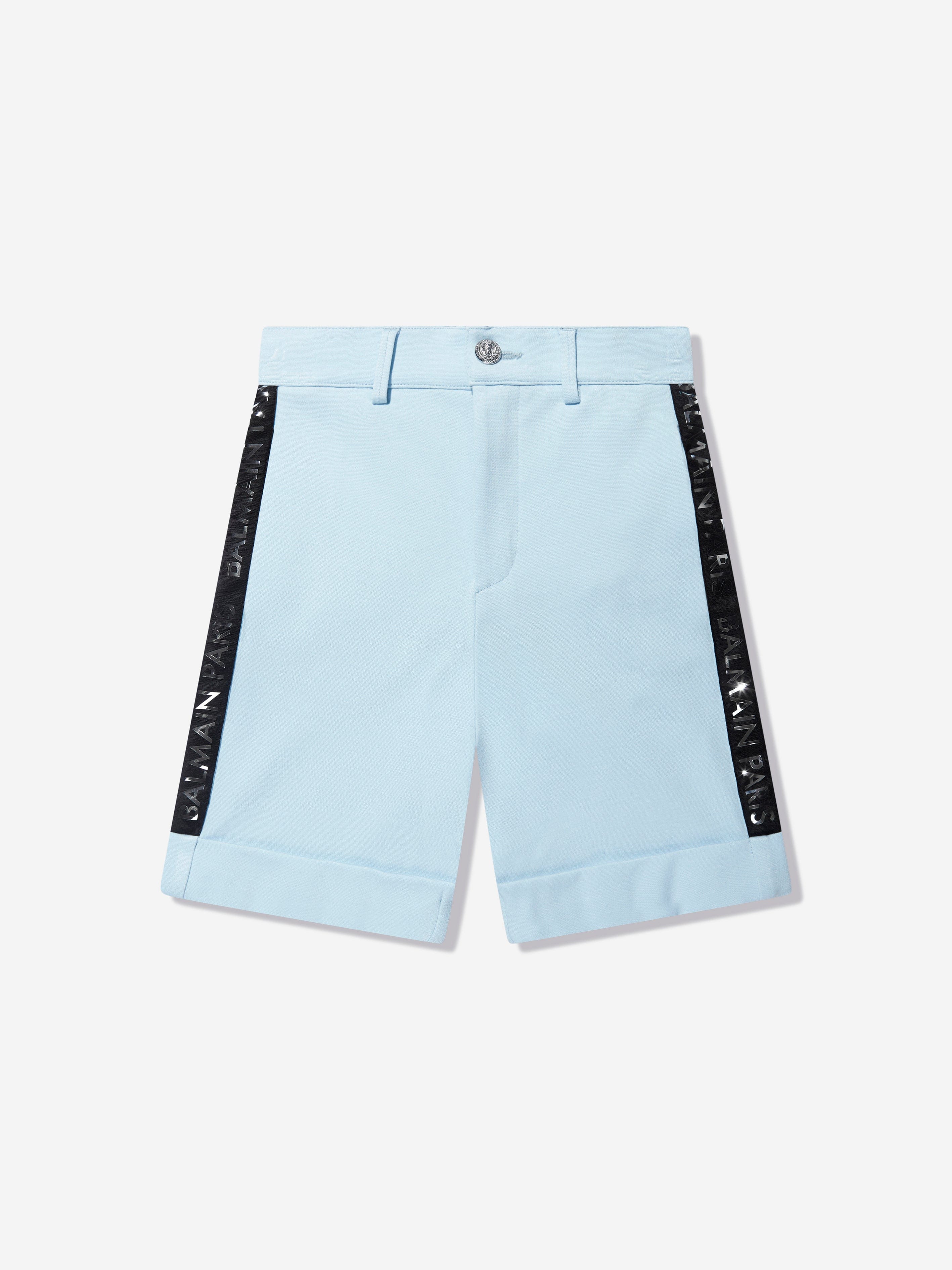 Balmain Boys Suit Shorts in Blue Discount Recommend