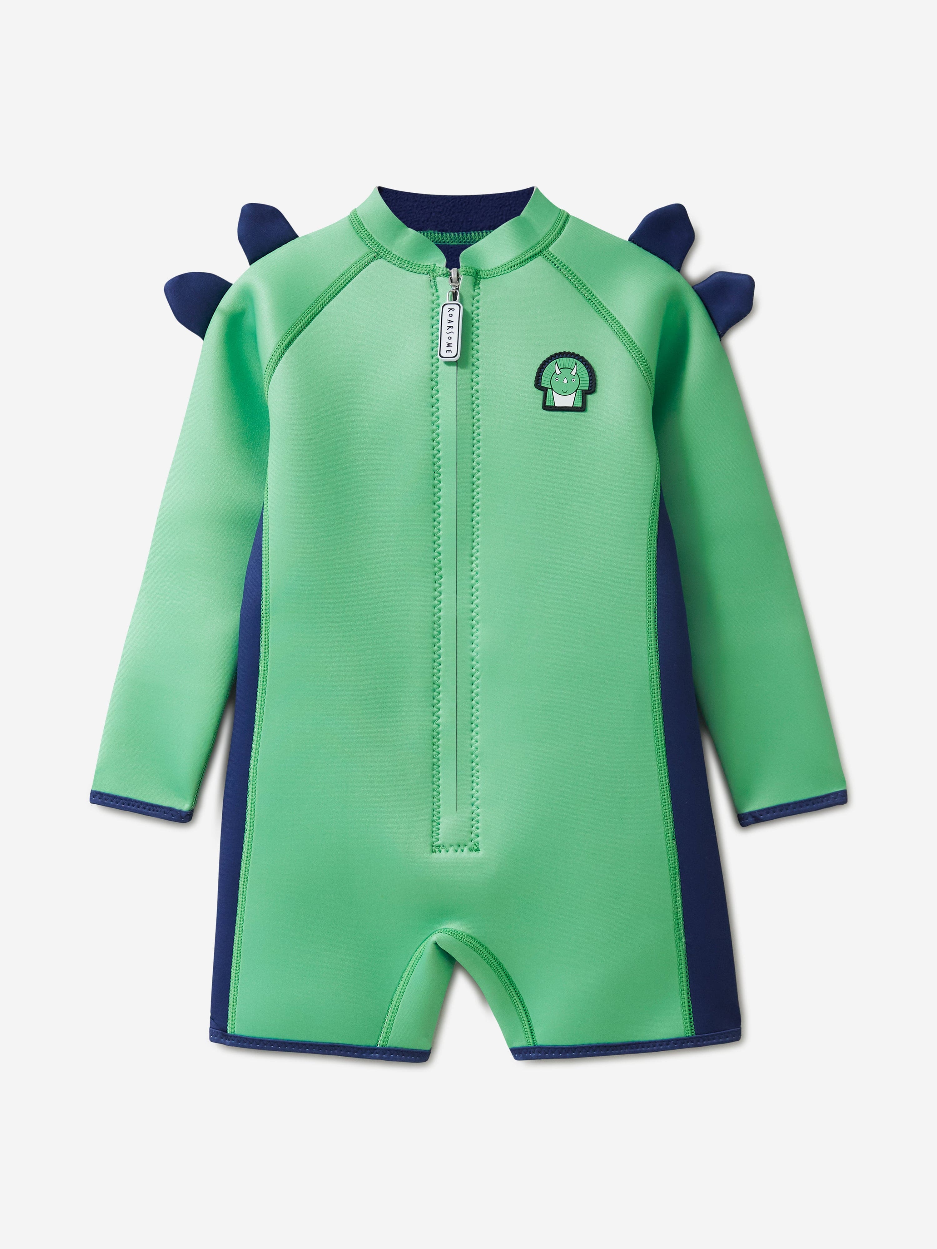 Roarsome Boys Spike The Dinosaur Wet Suit in Green Clearance Outlet