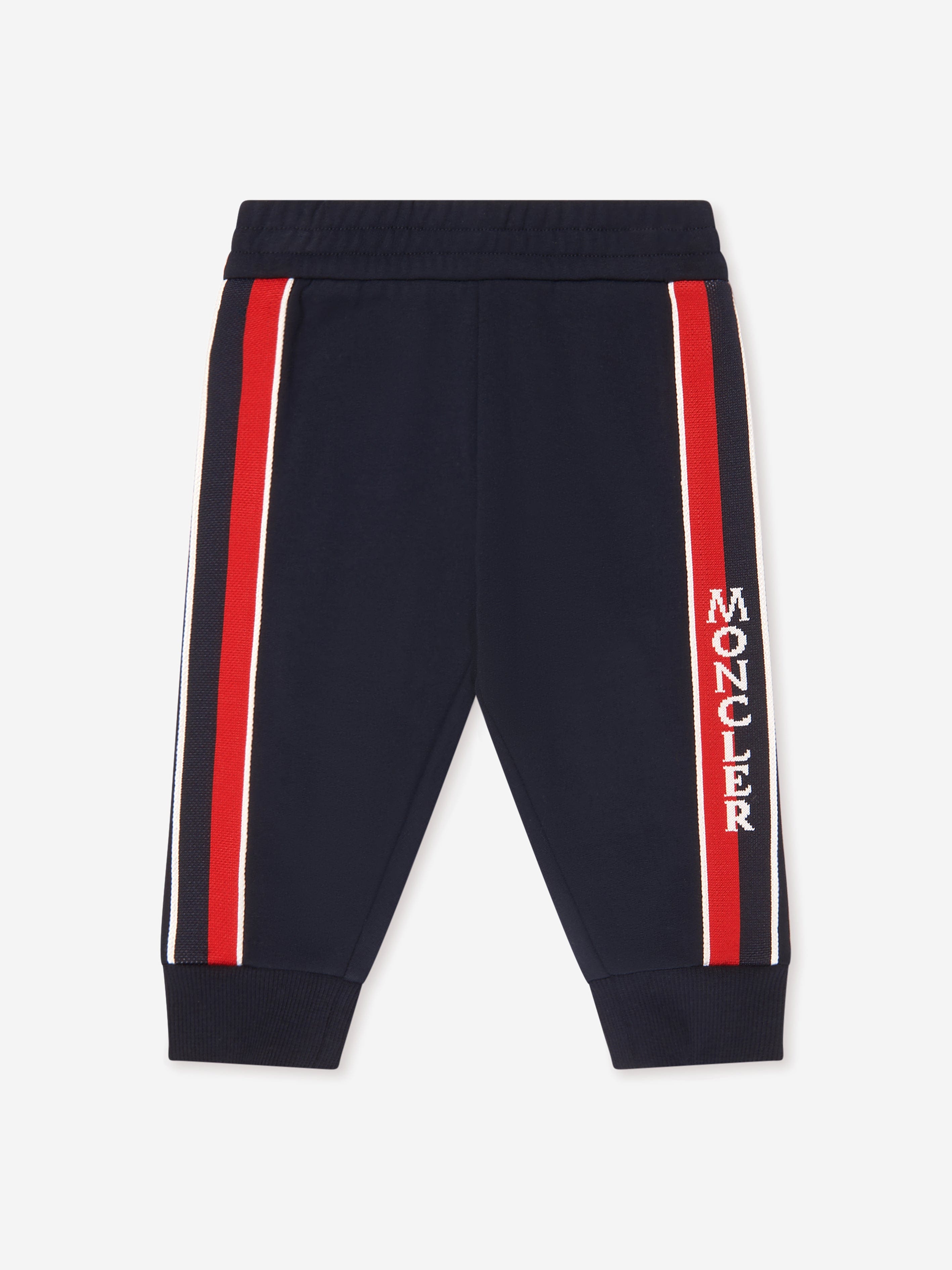 Moncler Enfant Baby Boys Logo Joggers in Navy Pices Cheap Online