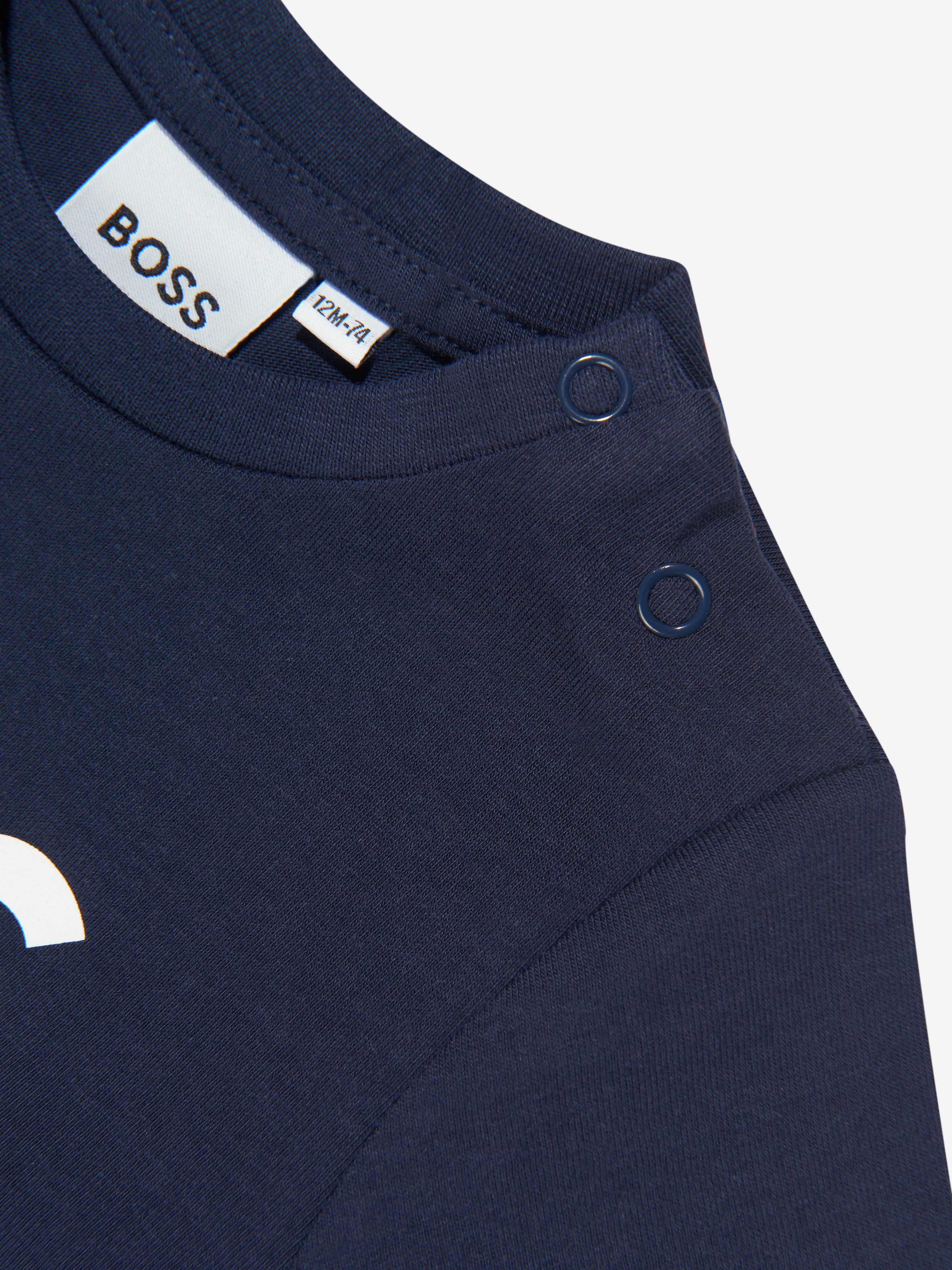 BOSS Baby Boys Logo T-Shirt in Navy Cheap Sale Footlocker Pictures