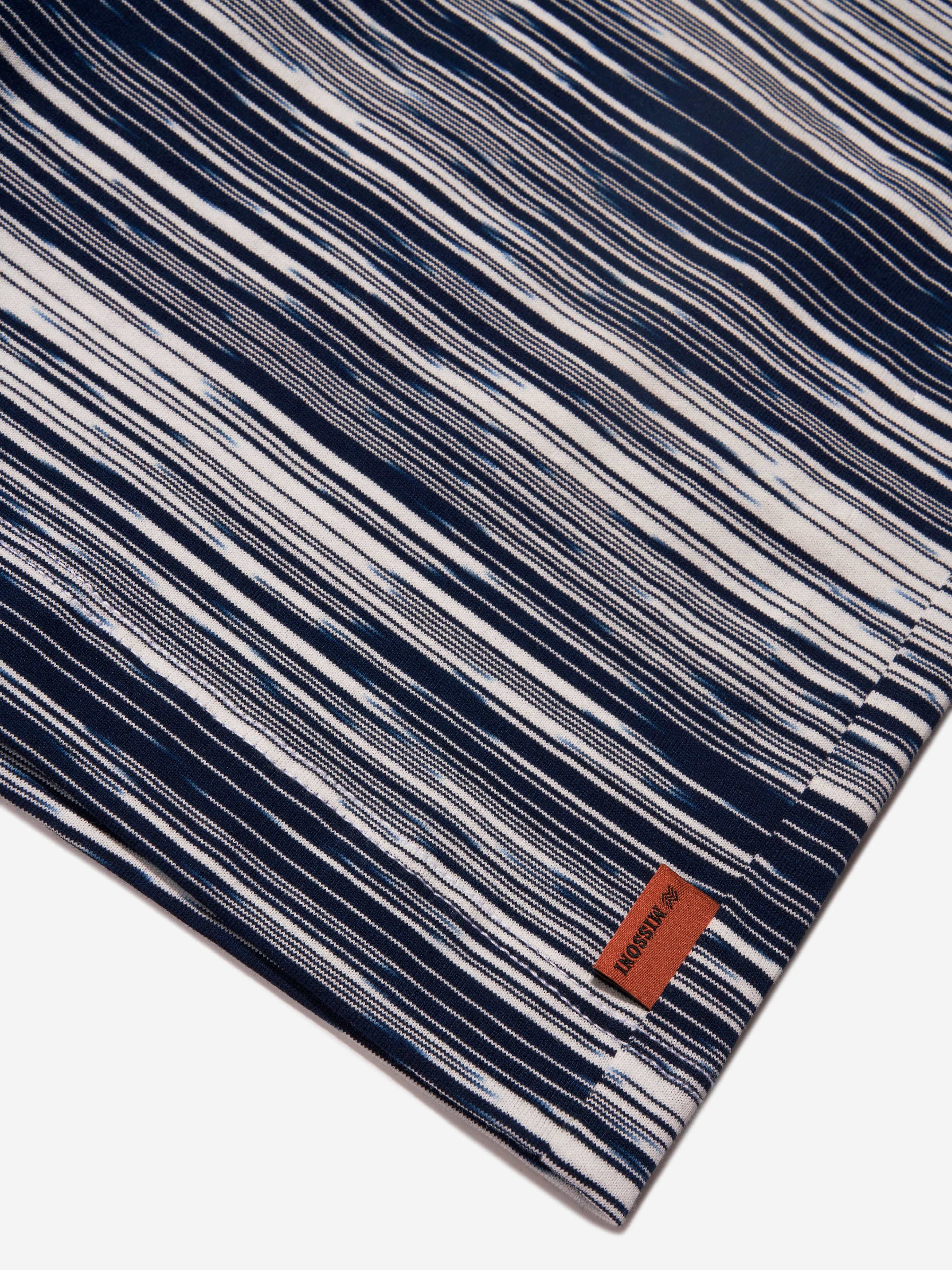 Missoni Boys Striped Jersey Shorts in Blue Outlet Low Pice