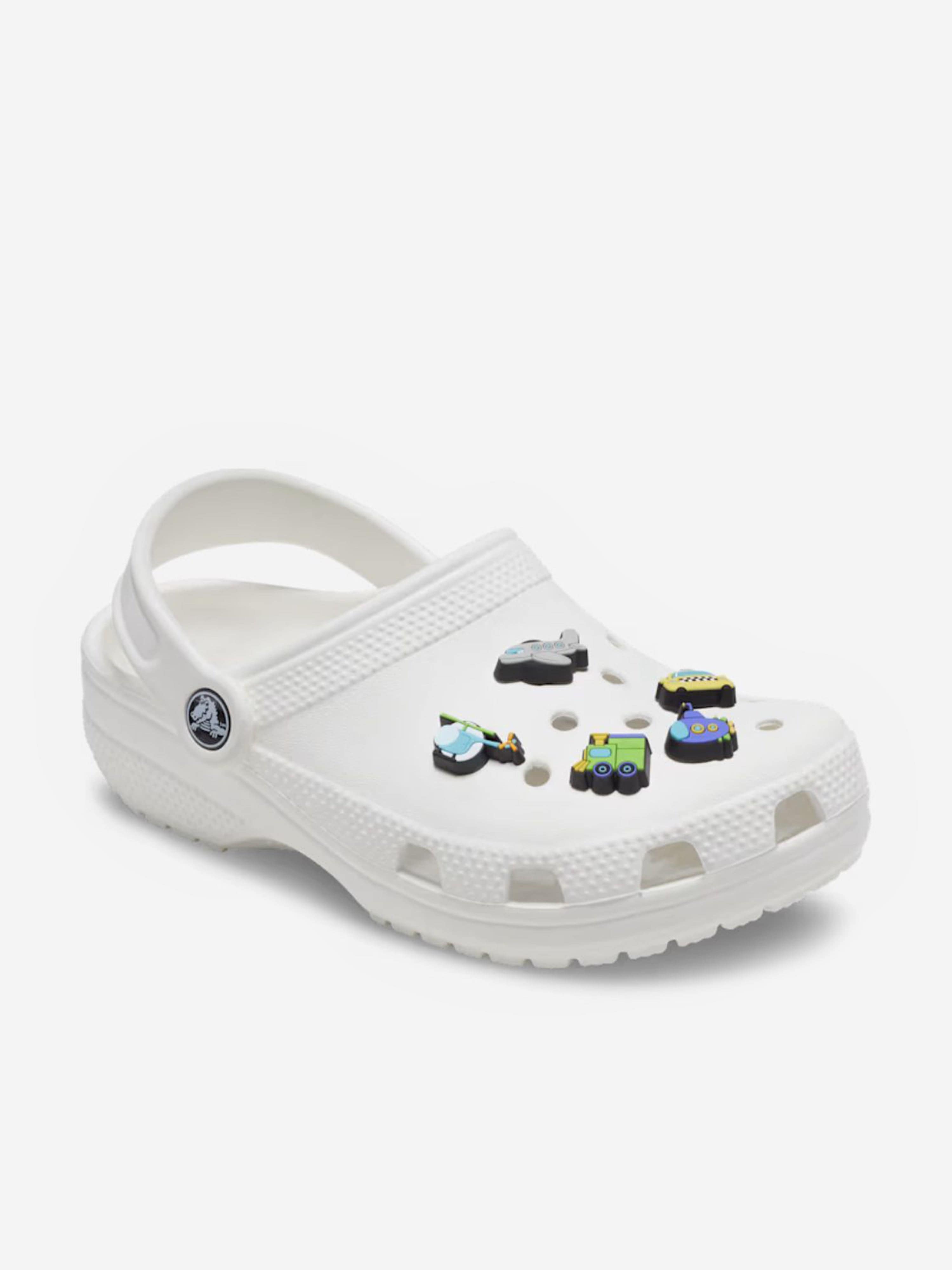 Crocs Kids Tiny Vehicles Jibbitz Charm 5 Pack in Multicolour Shop For Cheap Online