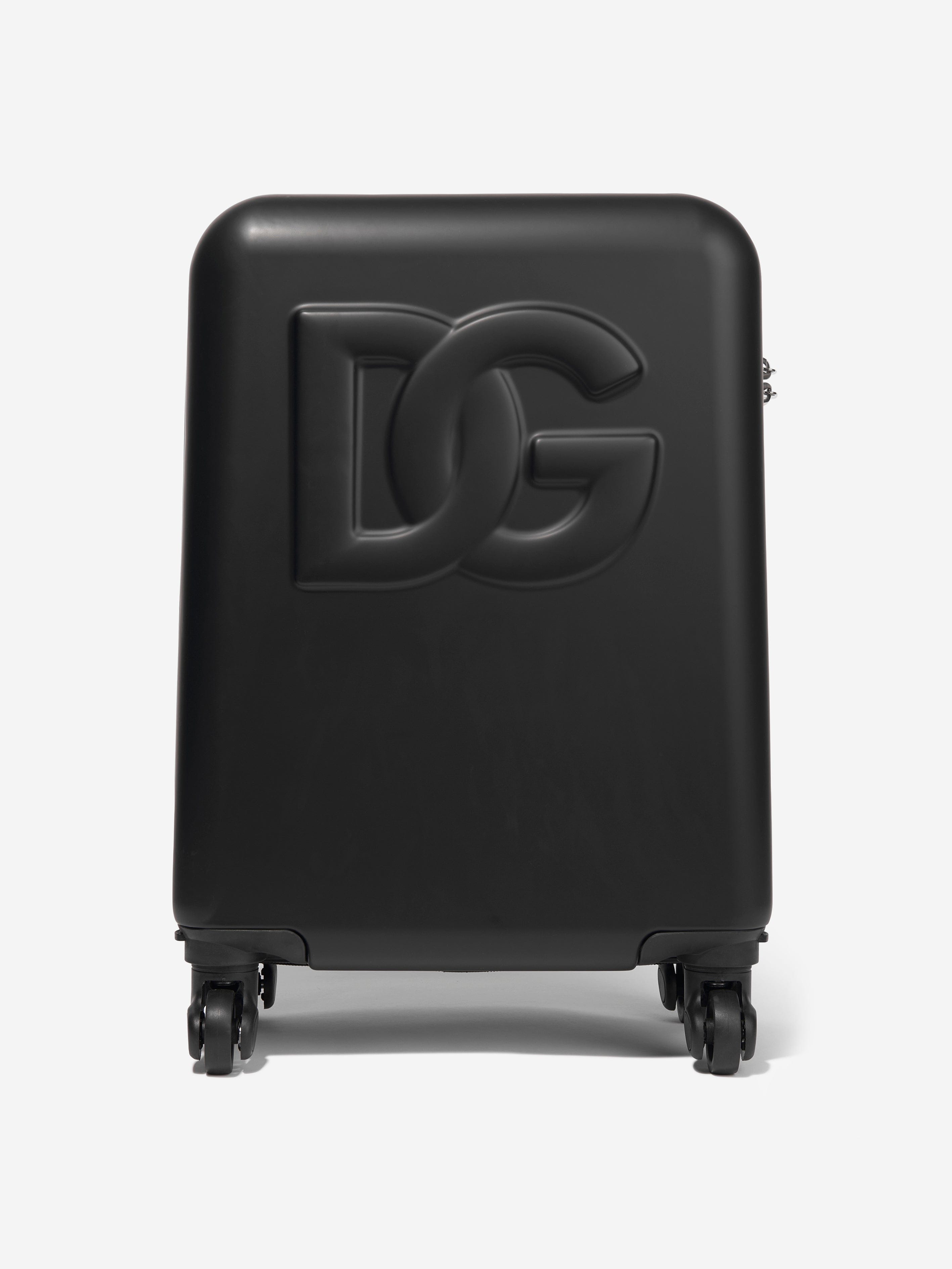 Dolce & Gabbana Boys Four Wheel Suitcase in Black (50cm) Marketable Online