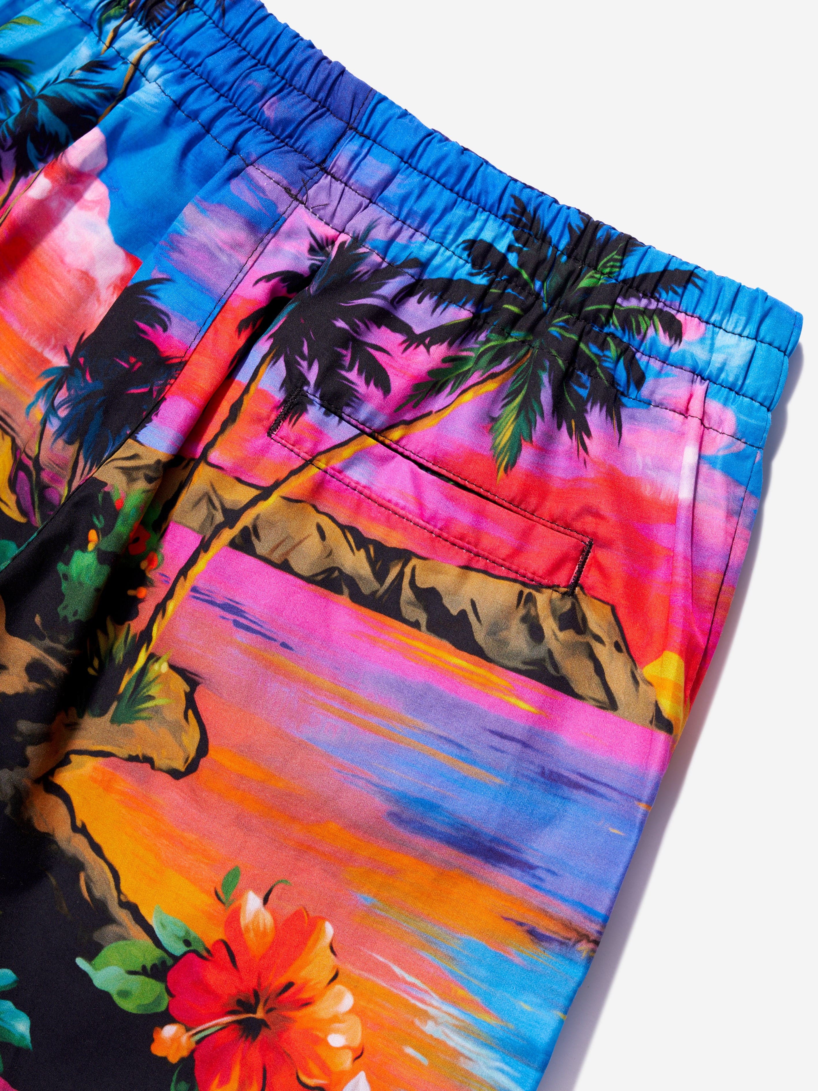 Dolce & Gabbana Boys Hawaiian Print Shorts in Multicolour Footlocker Online