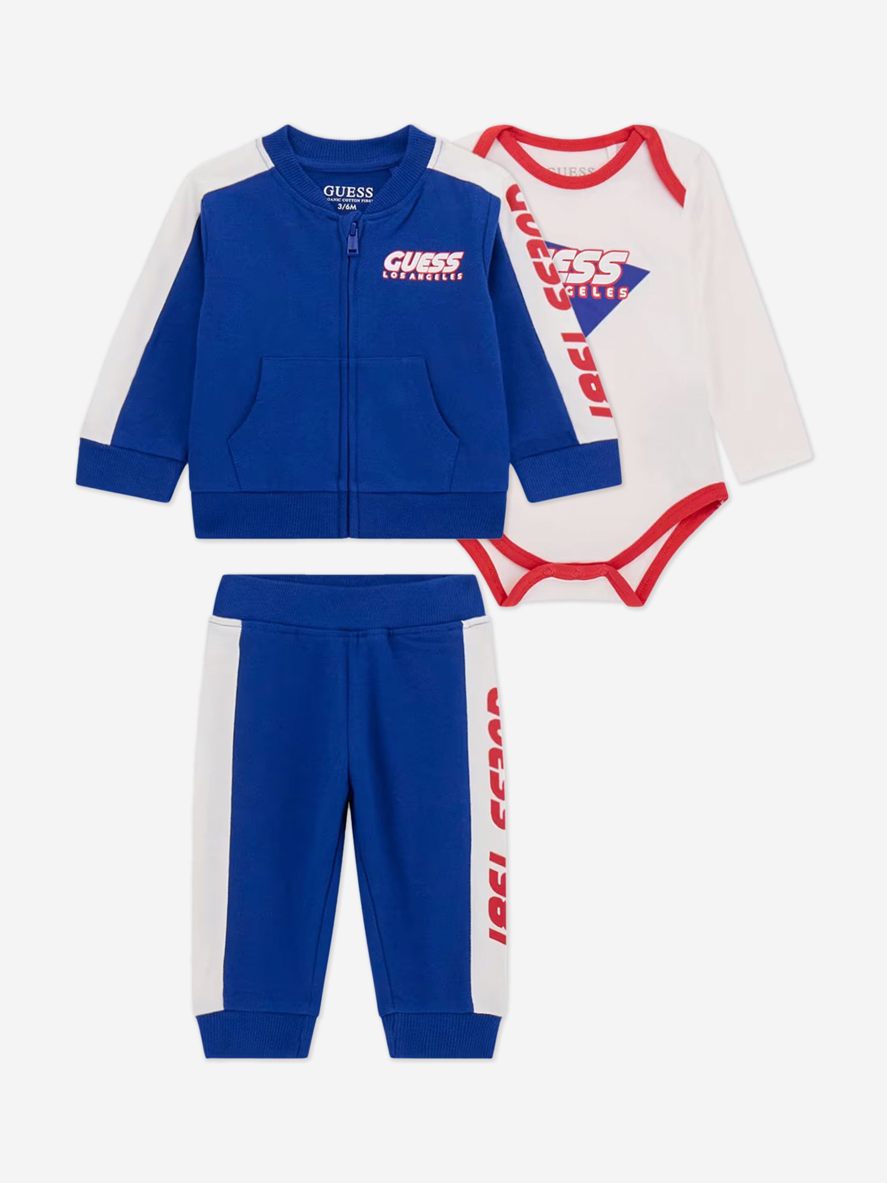 Baby Boys 3 Piece Tracksuit Set in Blue Free Shipping New Styles