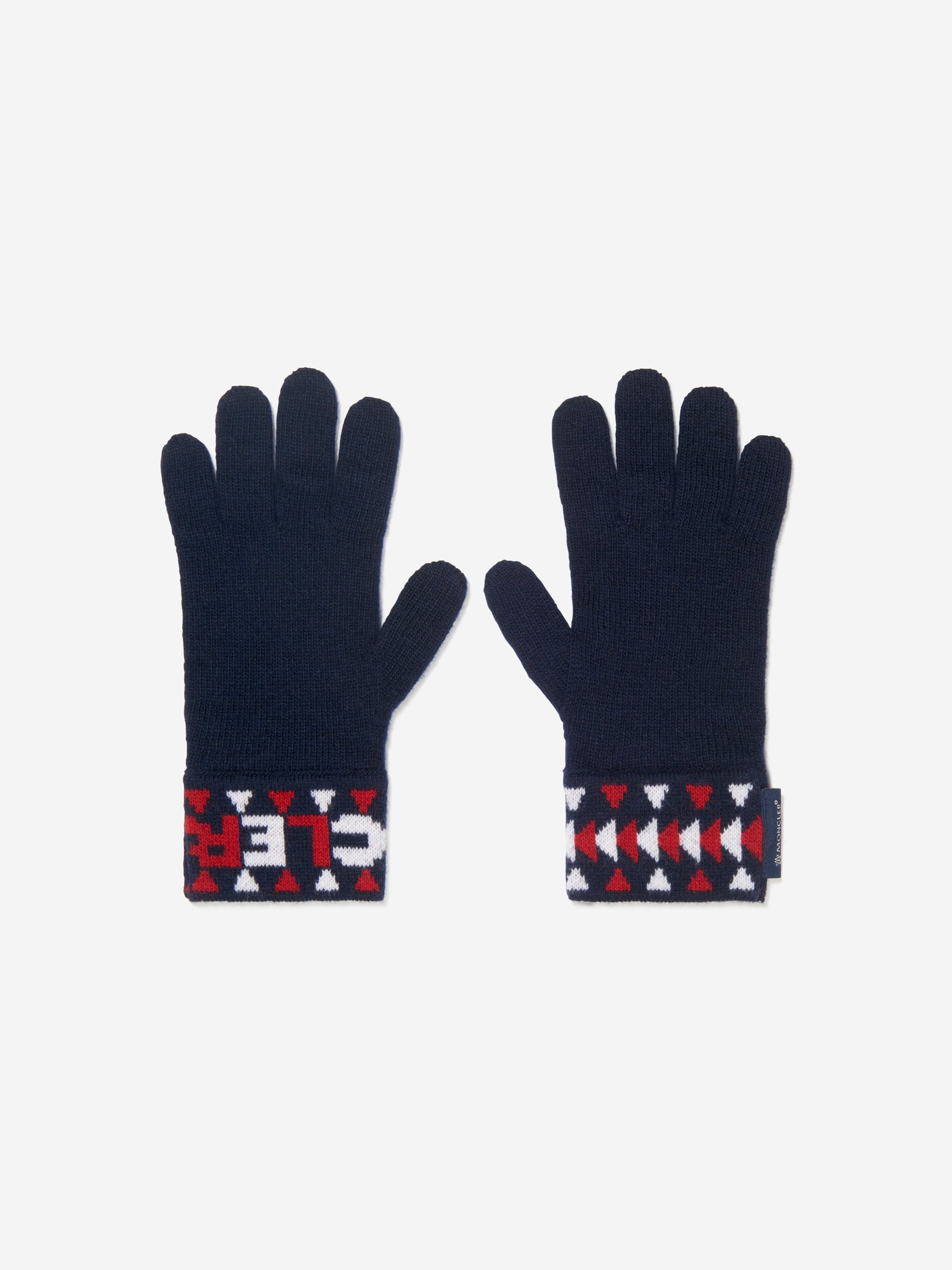 Moncler Enfant Boys Wool Knitted Gloves Discount 2025 New