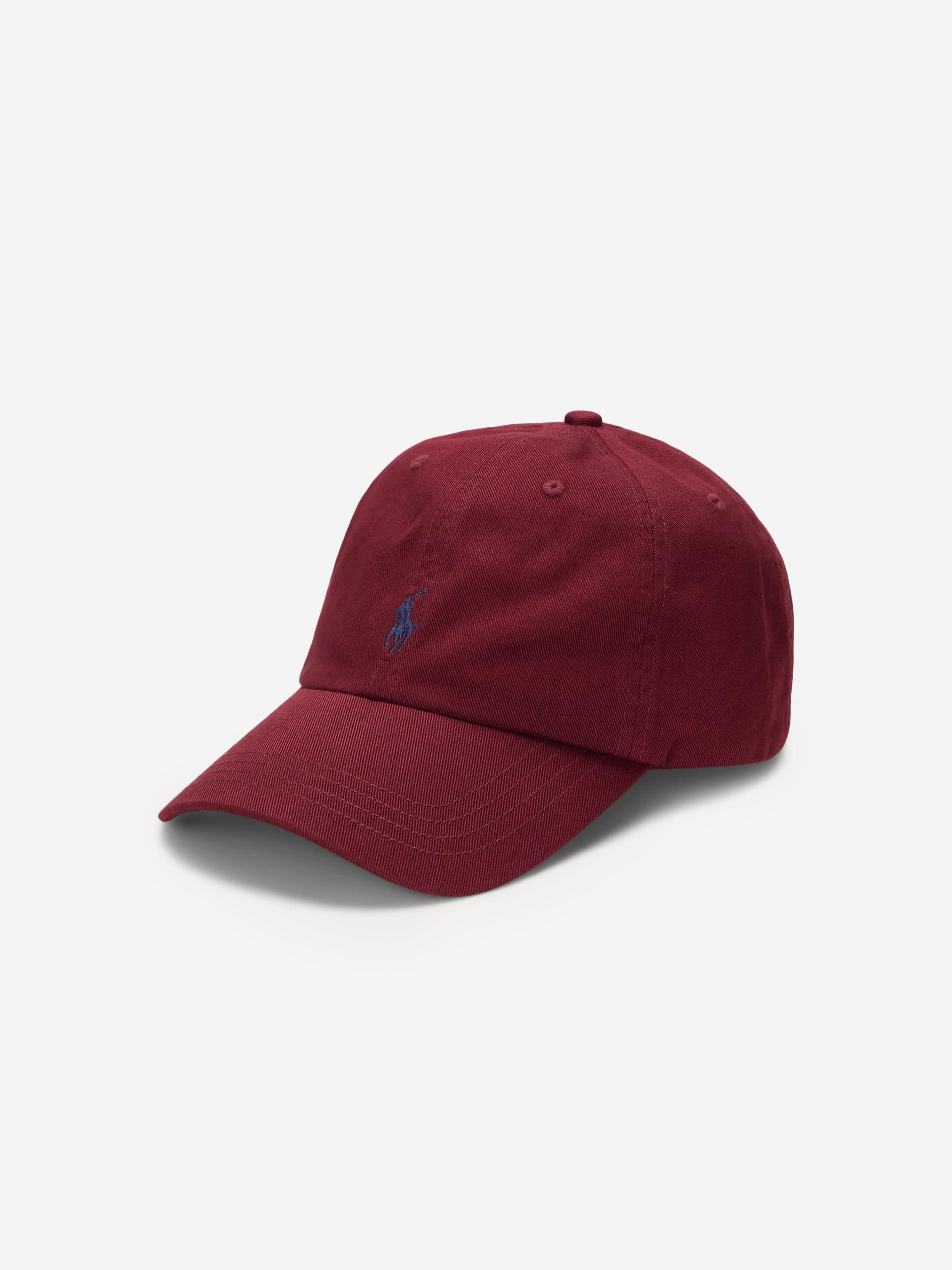 Ralph Lauren Boys Logo Cap in Red Cheap Factory Outlet
