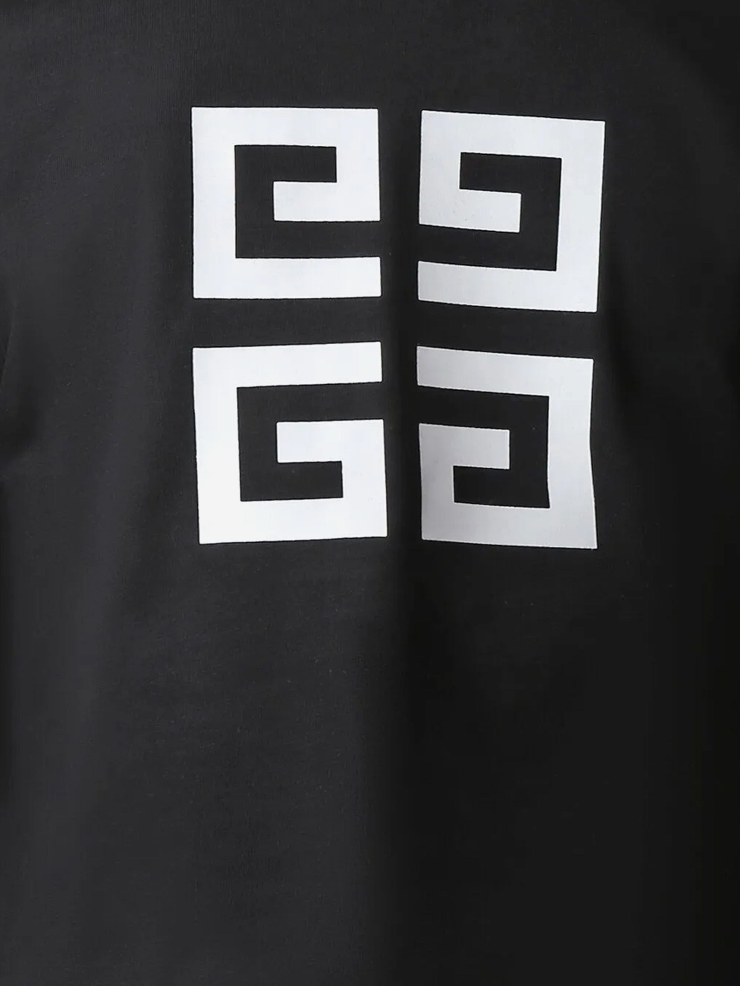 Kids Logo Print T-Shirt in Black Reliable