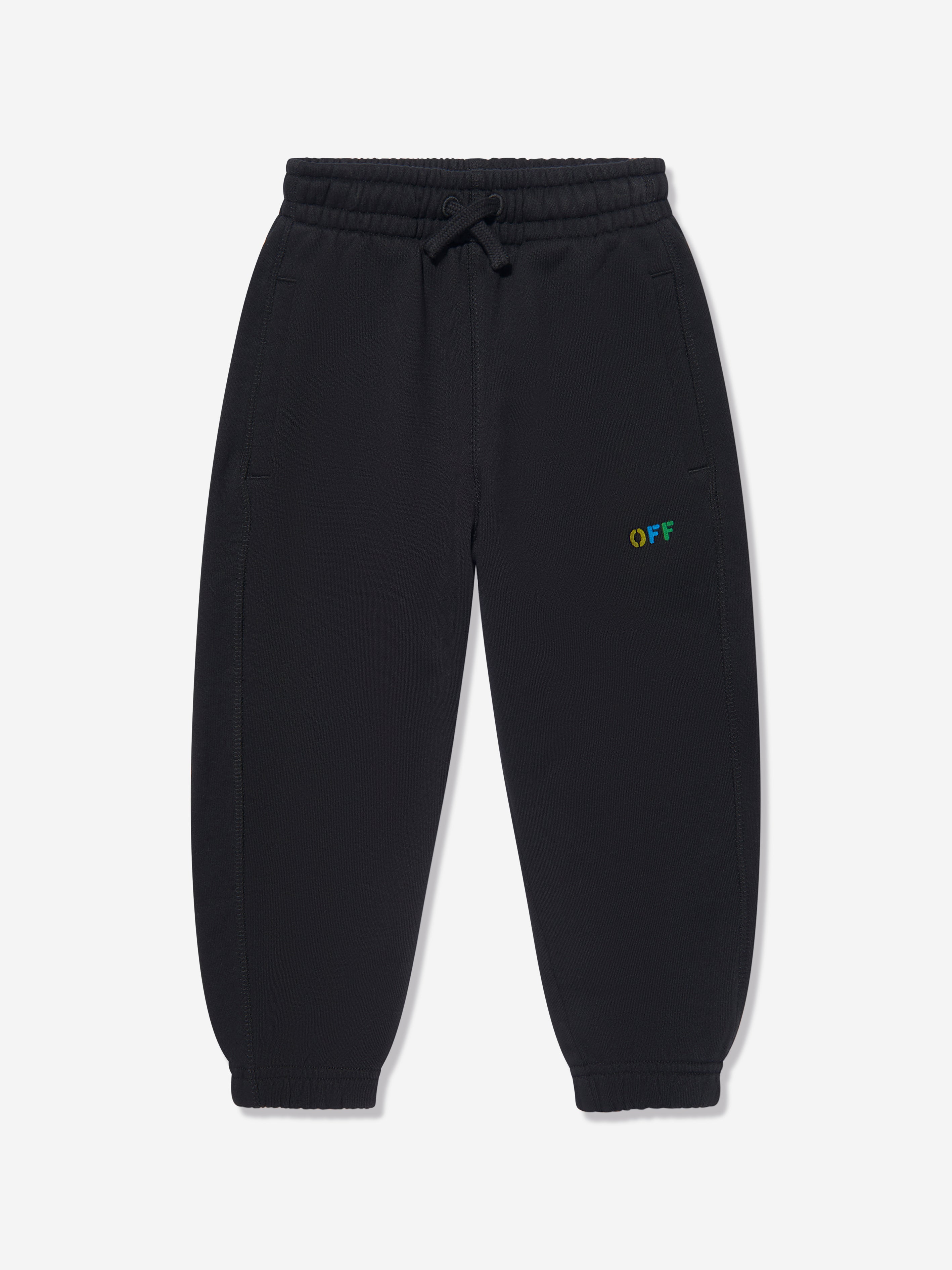Off-White Kids Diagonal Rainbow Joggers in Black Clearance Online Amazon