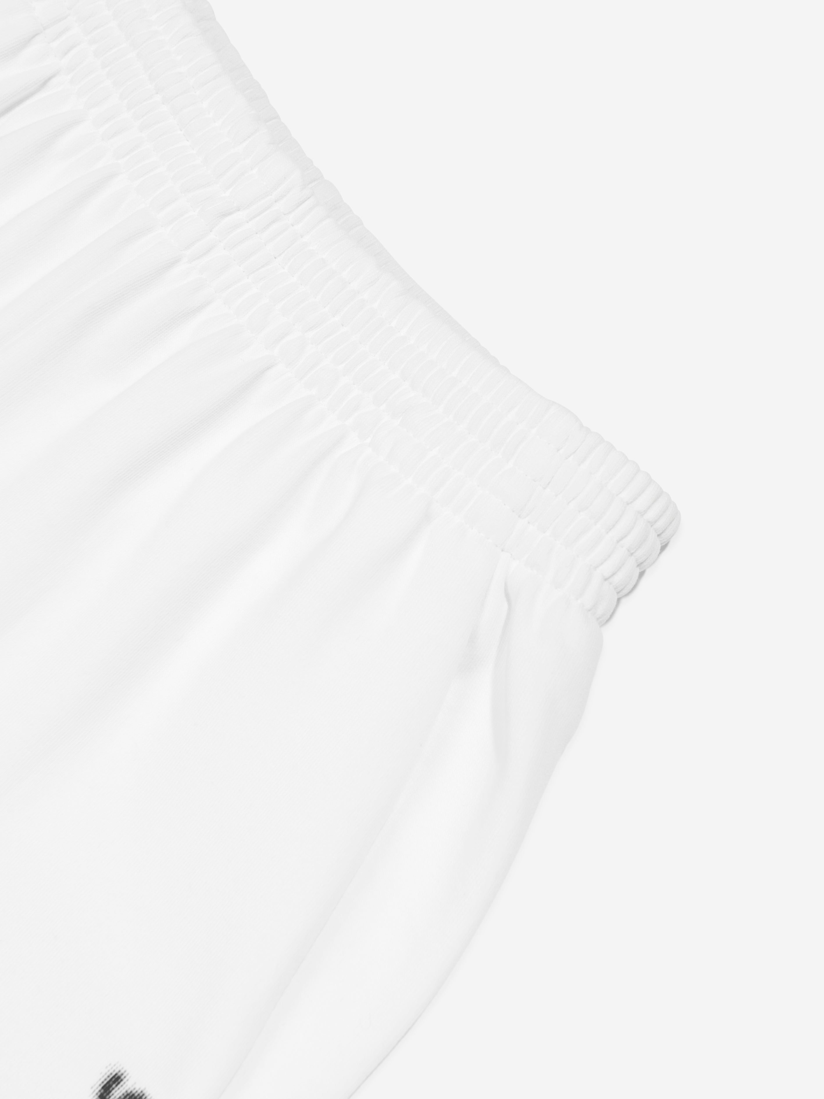 MM6 Maison Margiela Kids Logo Shorts in White Free Shipping Perfect